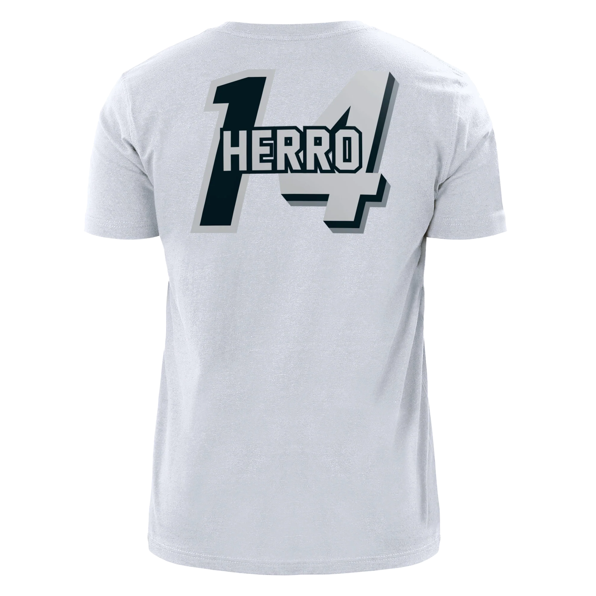 Tyler Herro New Era Miami HEAT Mashup Name & Number White Tee