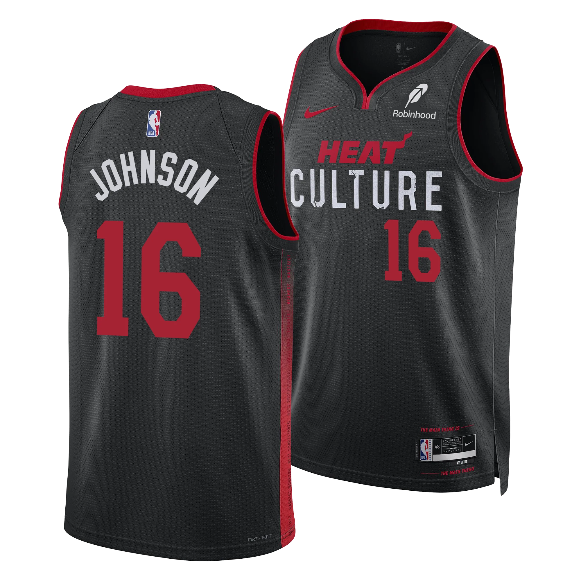 Keshad Johnson Nike HEAT Culture Youth Swingman Jersey 3 Keshad Johnson Nike HEAT Culture Youth Swingman Jersey