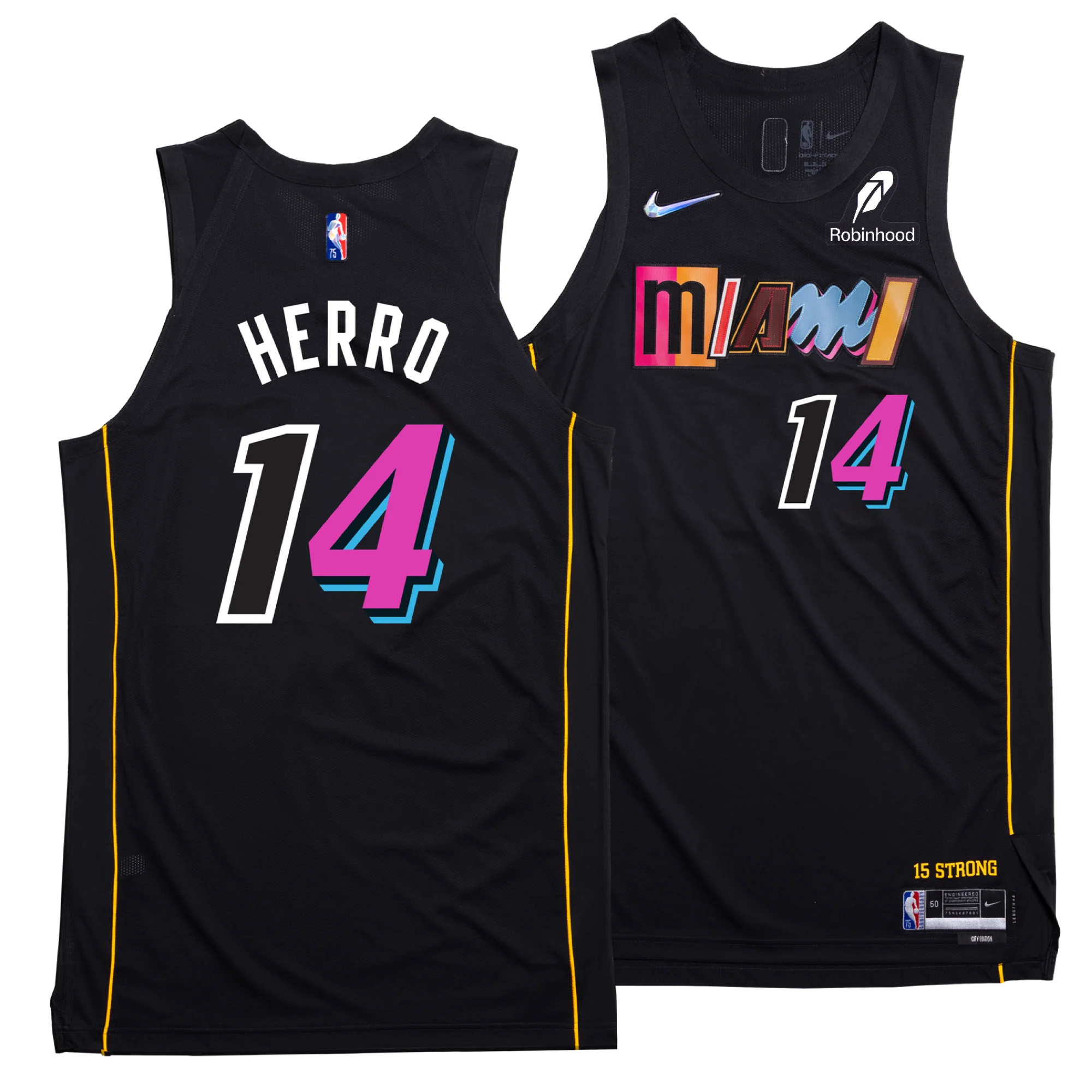 Tyler Herro Nike Miami HEAT Mashup Swingman Jersey - Player's Choice
