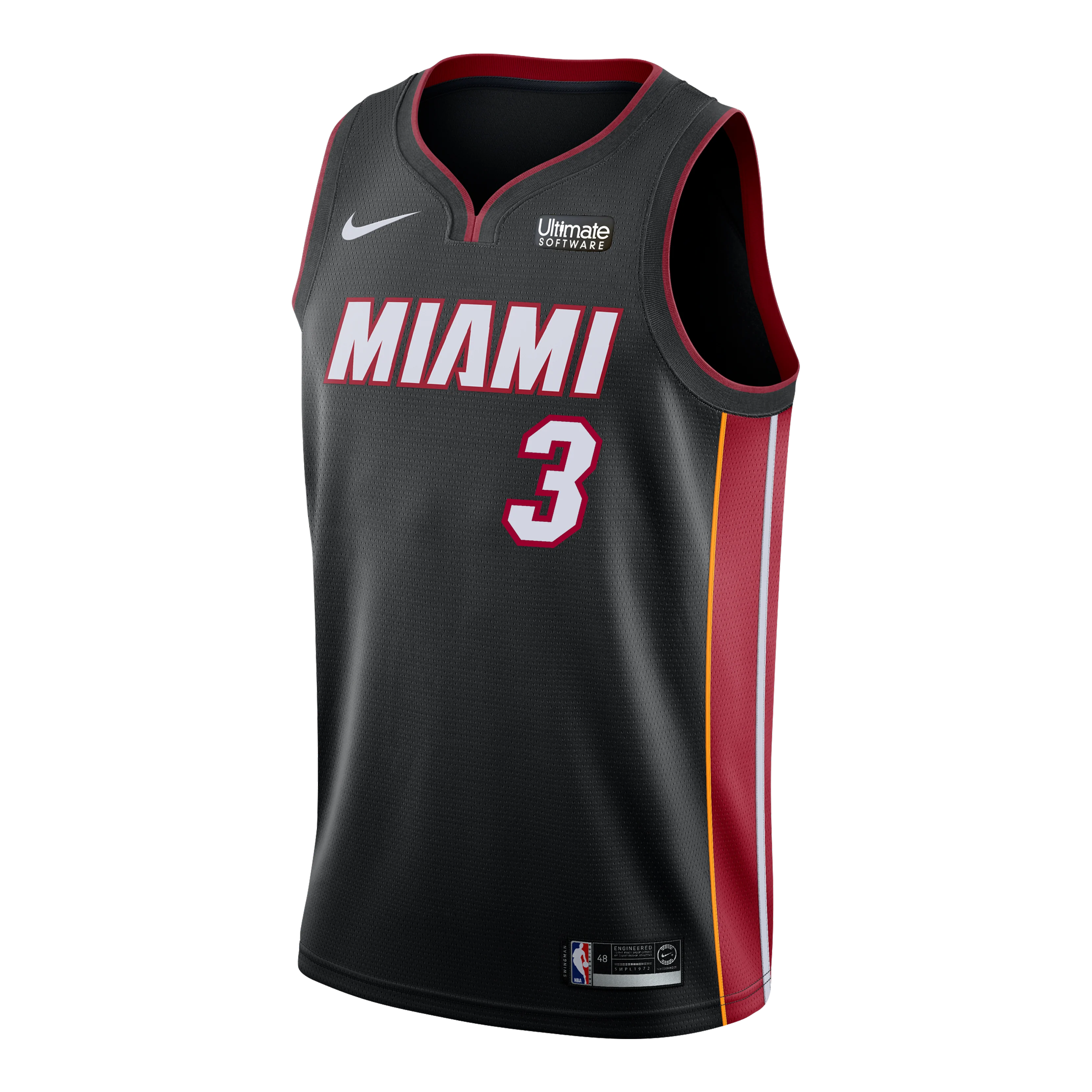 Dwyane Wade Nike Miami HEAT Icon Black Swingman Jersey