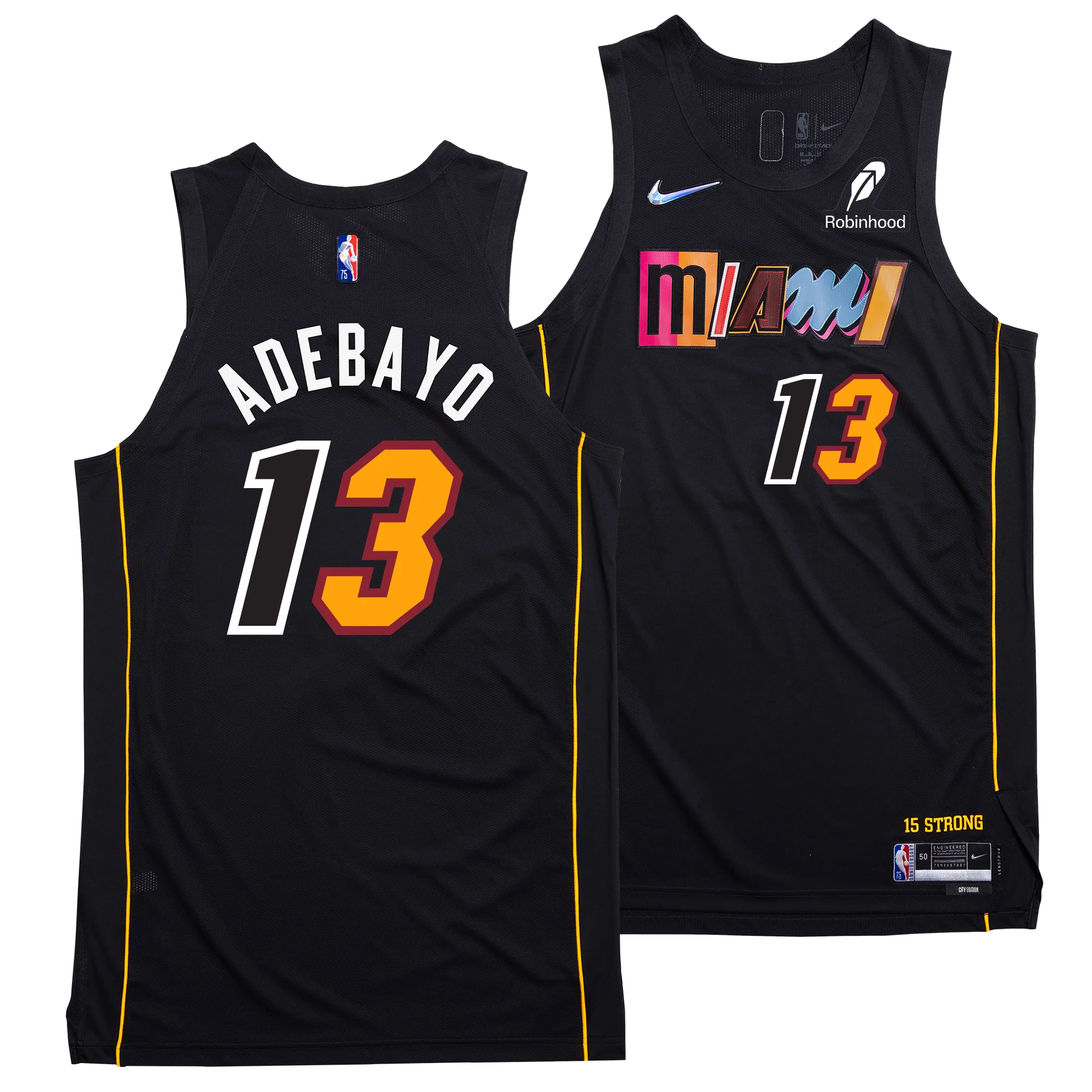 Bam Adebayo Nike Miami HEAT Mashup Swingman Jersey - Player's Choice