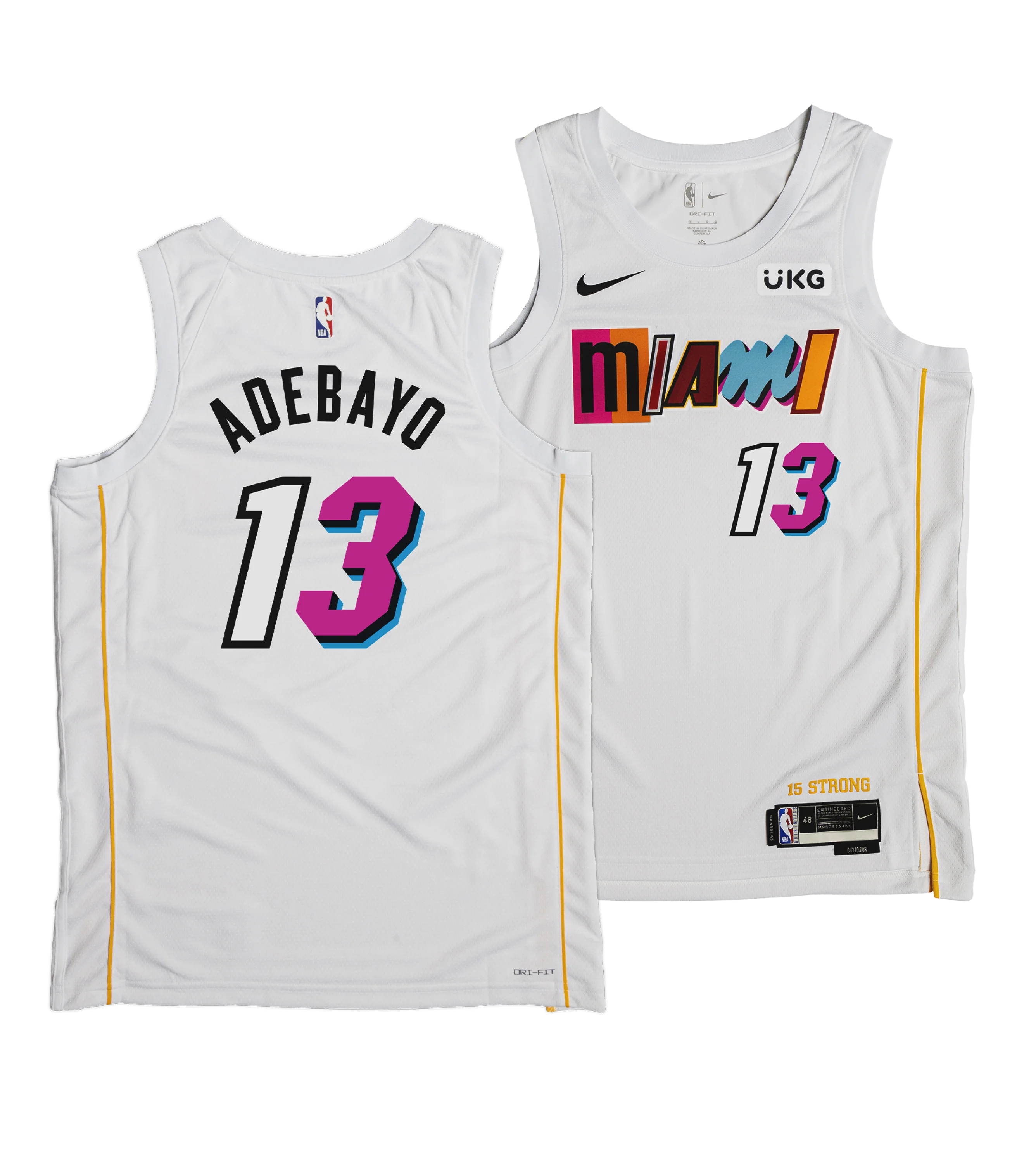Bam Adebayo Nike Miami Mashup Vol. 2 Youth Swingman Jersey - Player's Choice 1 S