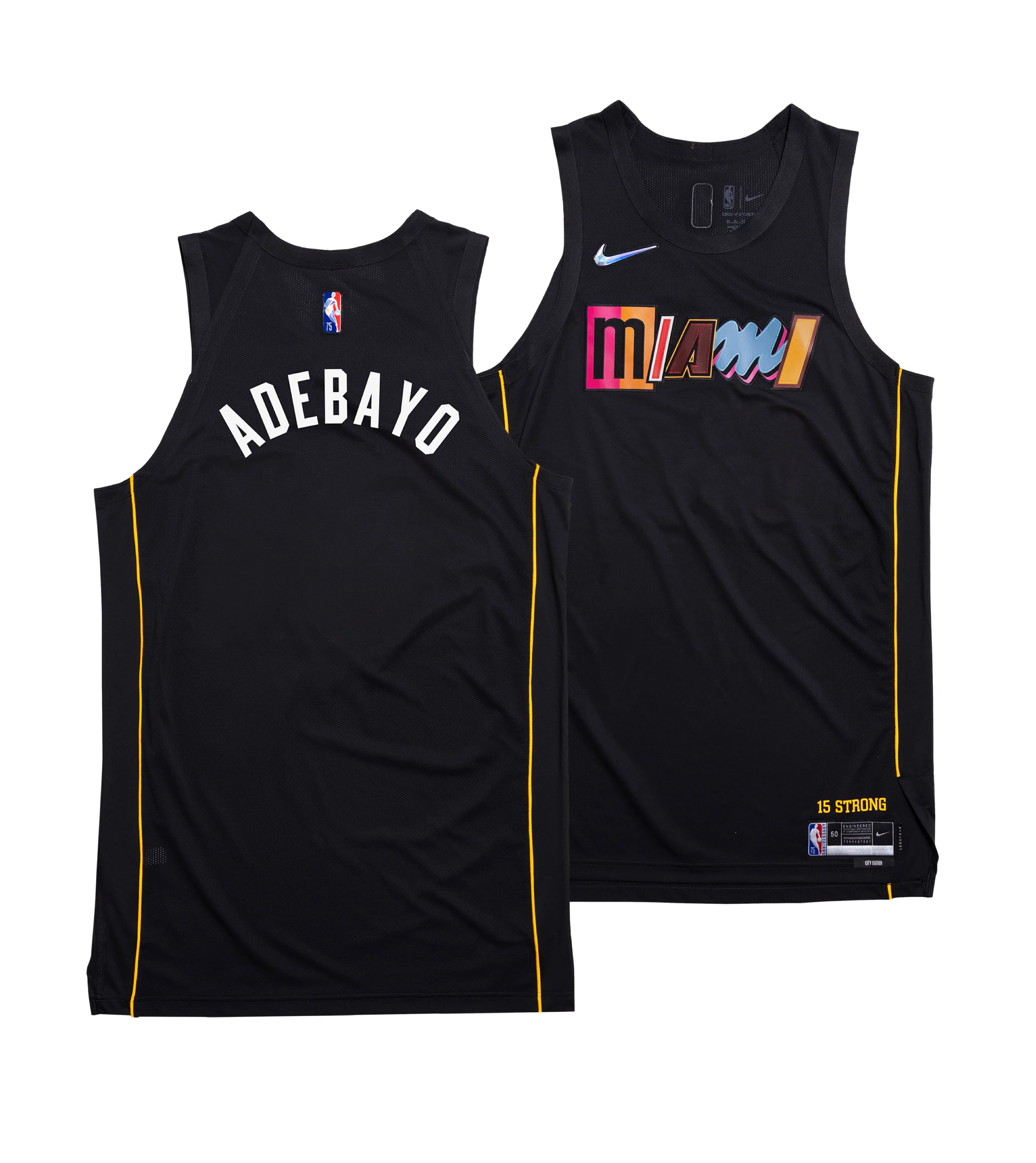 Bam Adebayo Nike Miami HEAT Mashup Swingman Jersey - Custom Number Style