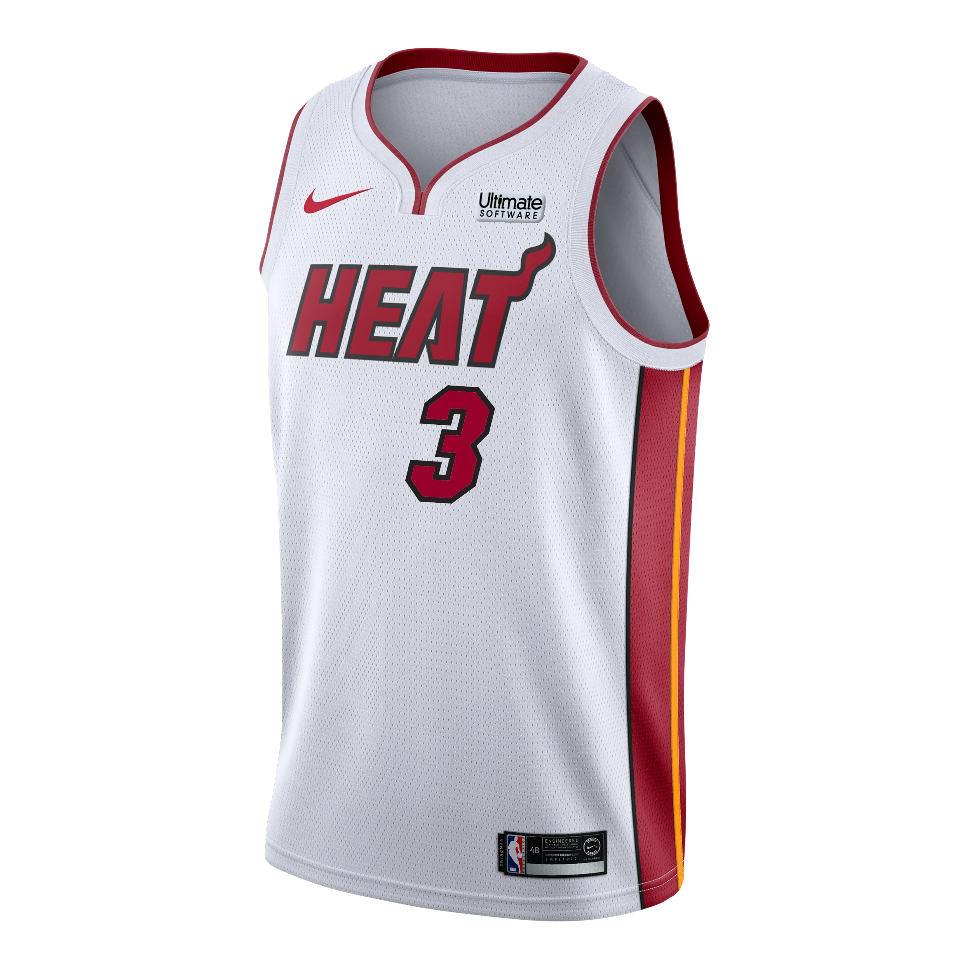 Dwyane Wade Nike Miami HEAT Youth Association White Swingman Jersey