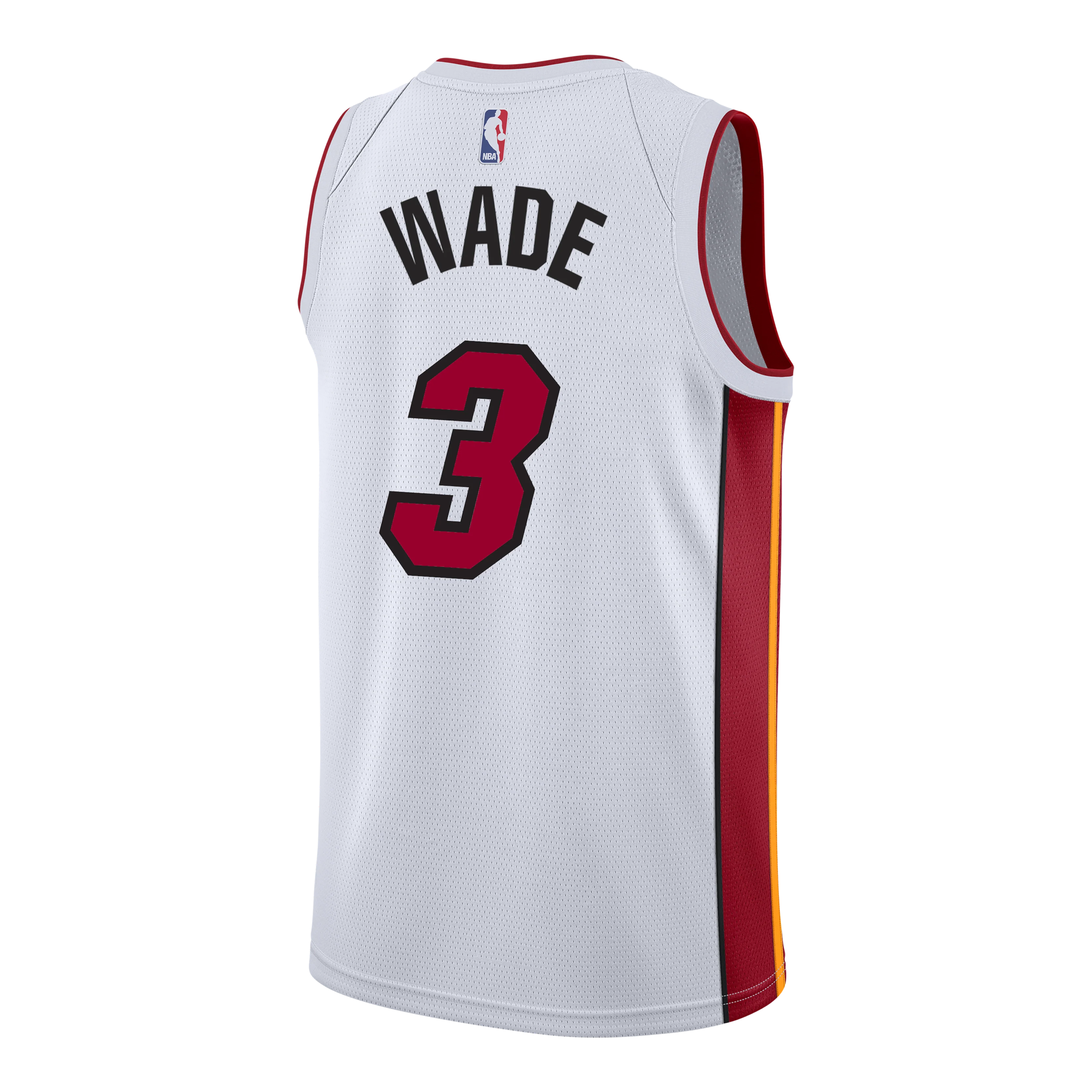 Dwyane Wade Nike Miami HEAT Youth Association White Swingman Jersey 2 Dwyane Wade Nike Miami HEAT Youth Association White Swingman Jersey