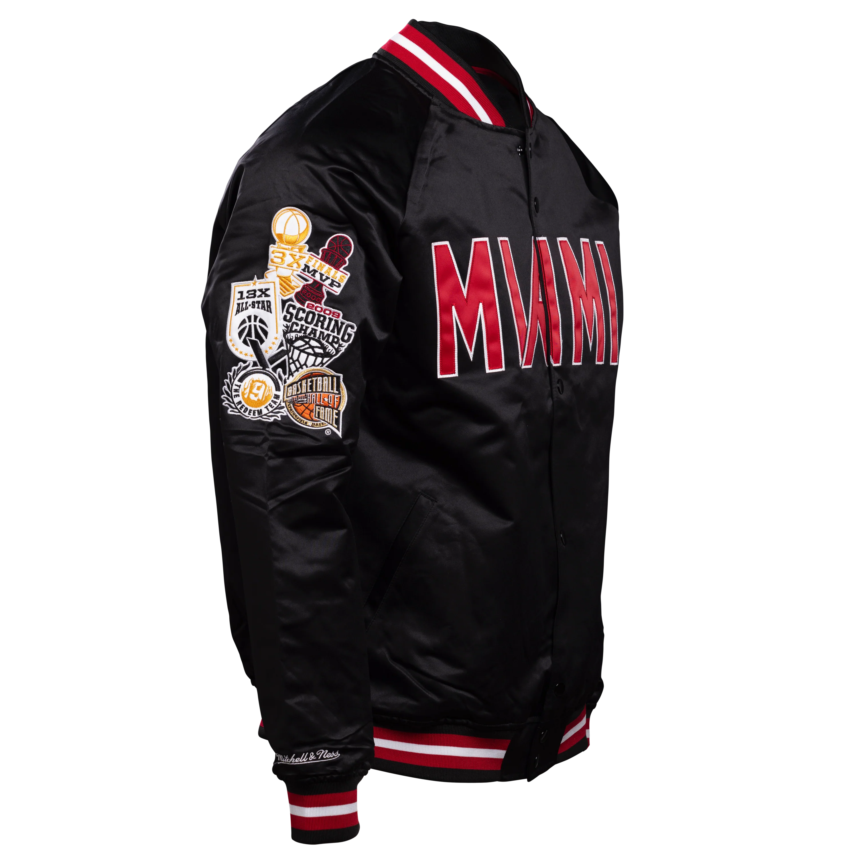 Court Culture x Mitchell and Ness Wade HOF Satin Jacket 2 Court Culture x Mitchell and Ness Wade HOF Satin Jacket