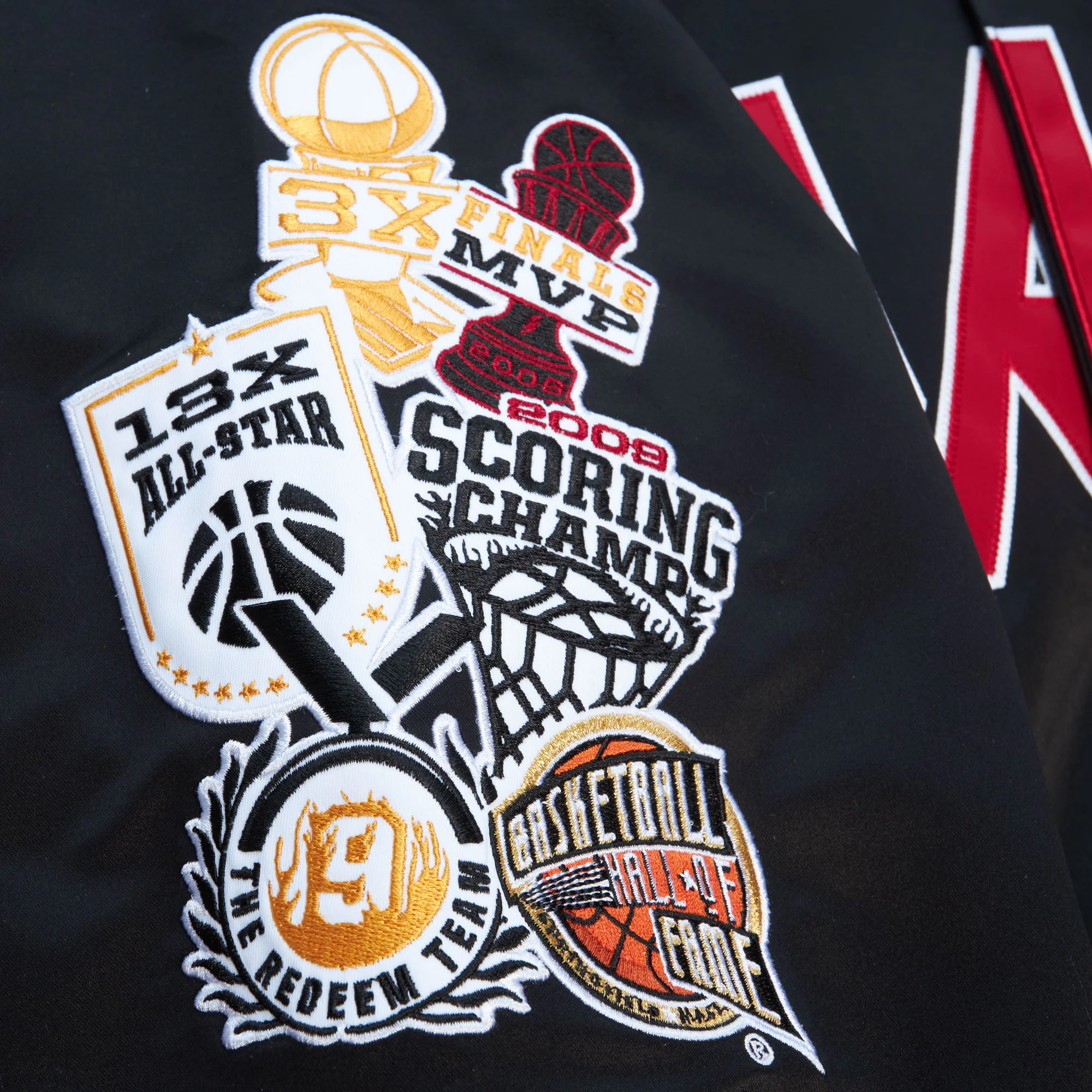 Court Culture x Mitchell and Ness Wade HOF Satin Jacket 5 Court Culture x Mitchell and Ness Wade HOF Satin Jacket
