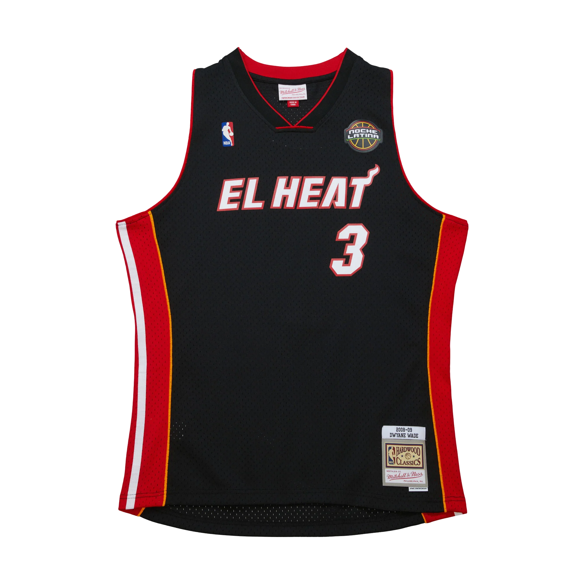 Dwyane Wade Mitchell & Ness 2008-09 EL HEAT Swingman Jersey 5 Dwyane Wade Mitchell & Ness 2008-09 EL HEAT Swingman Jersey