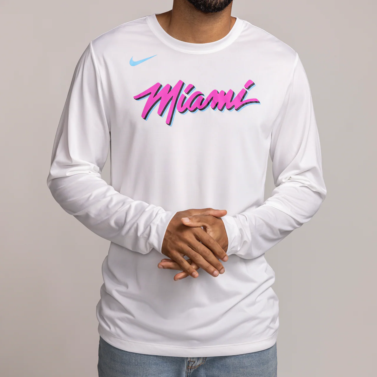 Nike Miami HEAT Original Vice Long Sleeve Tee 2 Nike Miami HEAT Original Vice Long Sleeve Tee