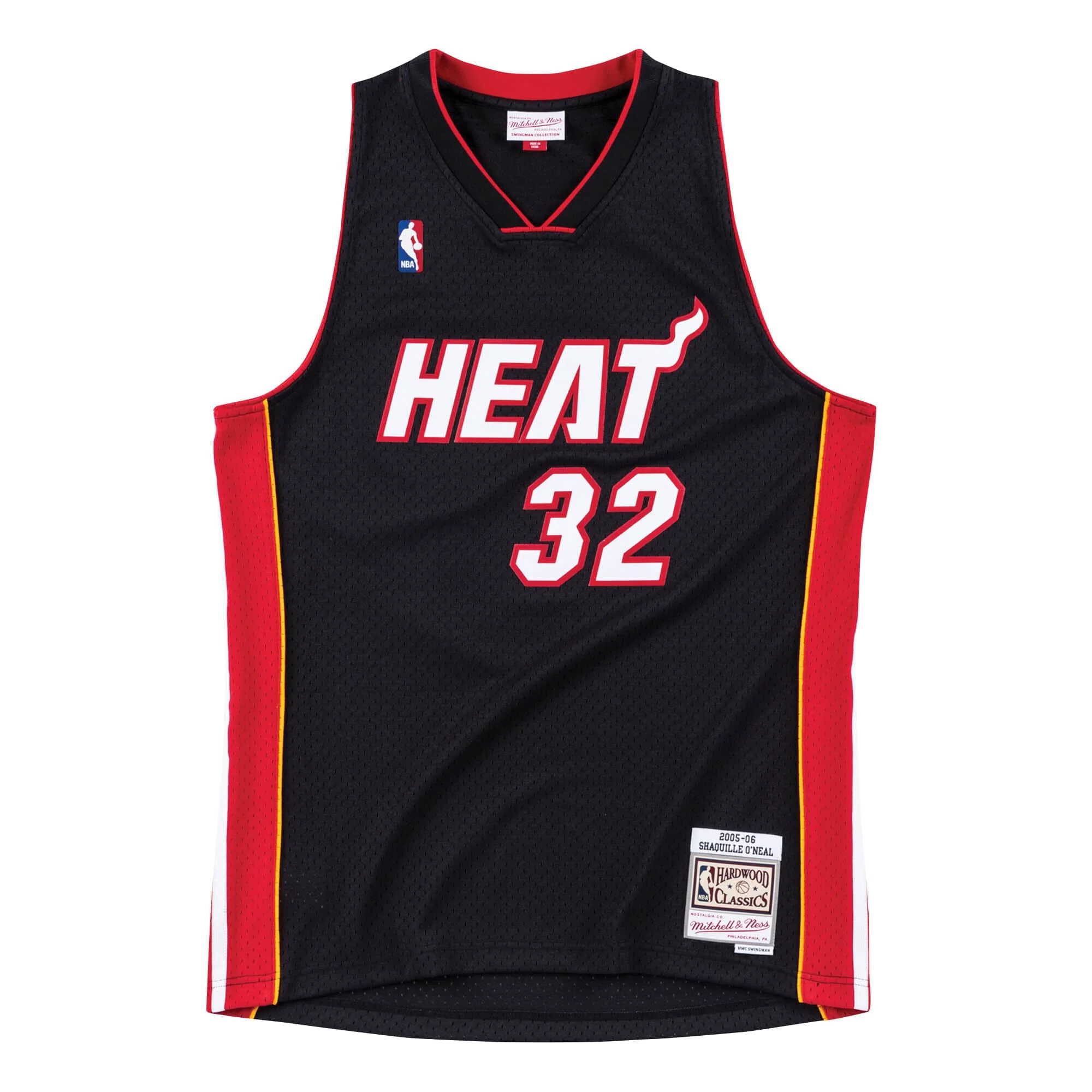 Shaquille O'Neal Mitchell and Ness Miami HEAT Swingman Jersey