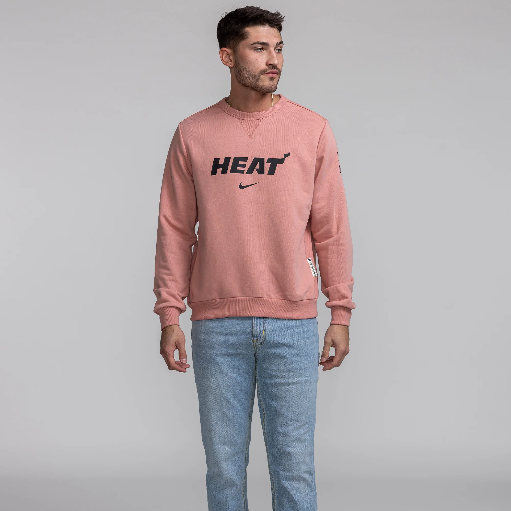 Nike Miami HEAT Standard Issue Crewneck Sweatshirt 1 Nike Miami HEAT Standard Issue Crewneck Sweatshirt
