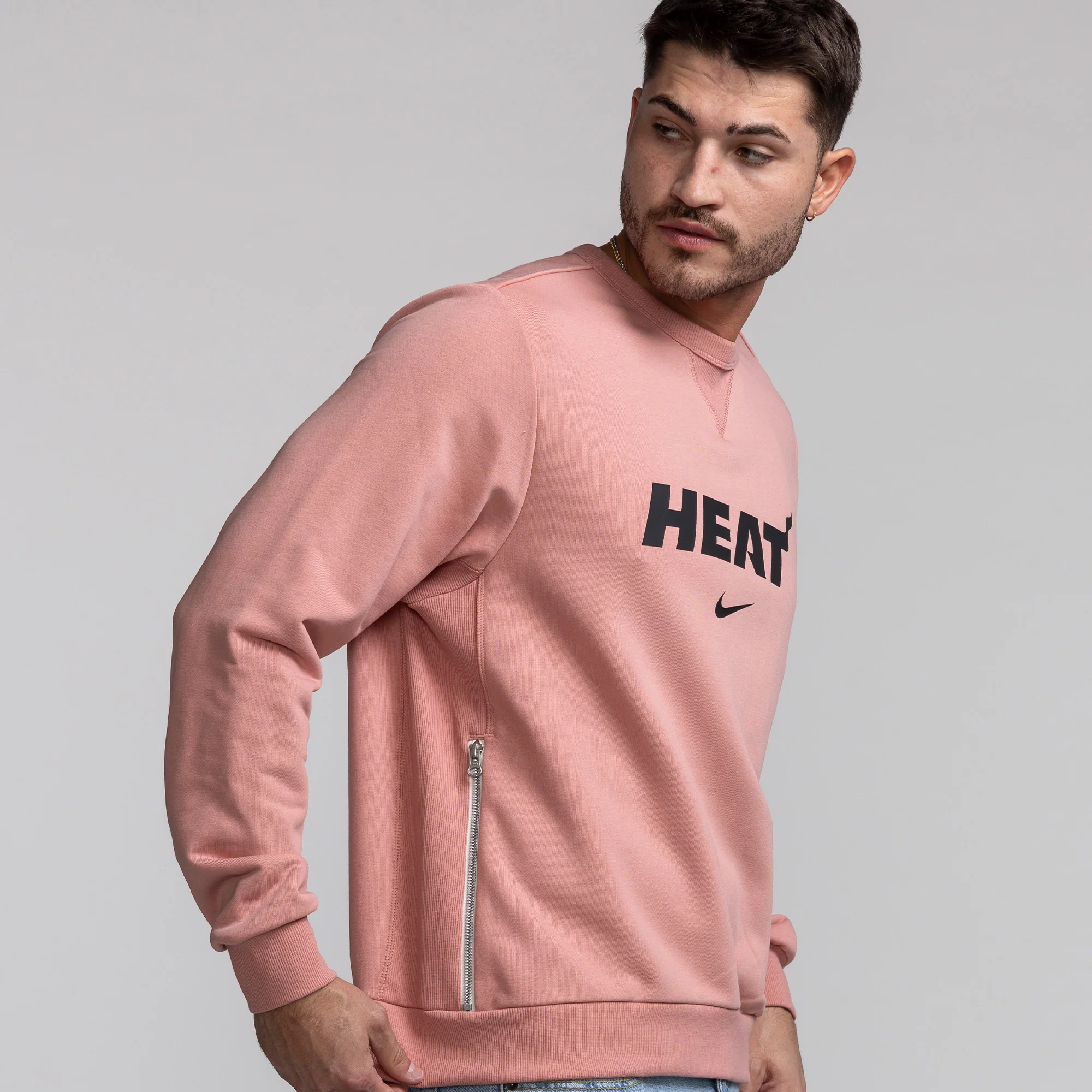 Nike Miami HEAT Standard Issue Crewneck Sweatshirt 3 Nike Miami HEAT Standard Issue Crewneck Sweatshirt