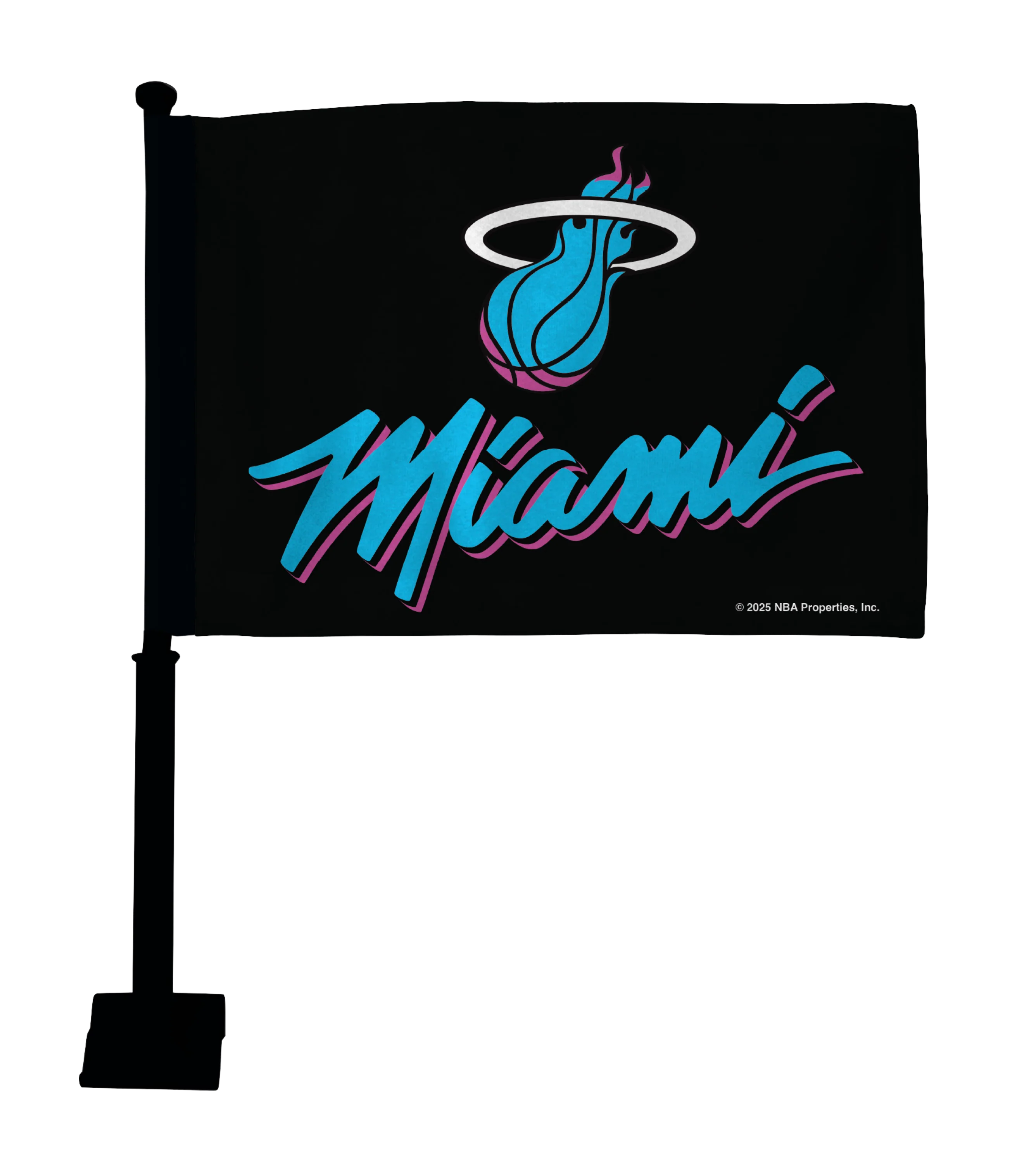 Miami HEAT Original Vice Nights Car Flag