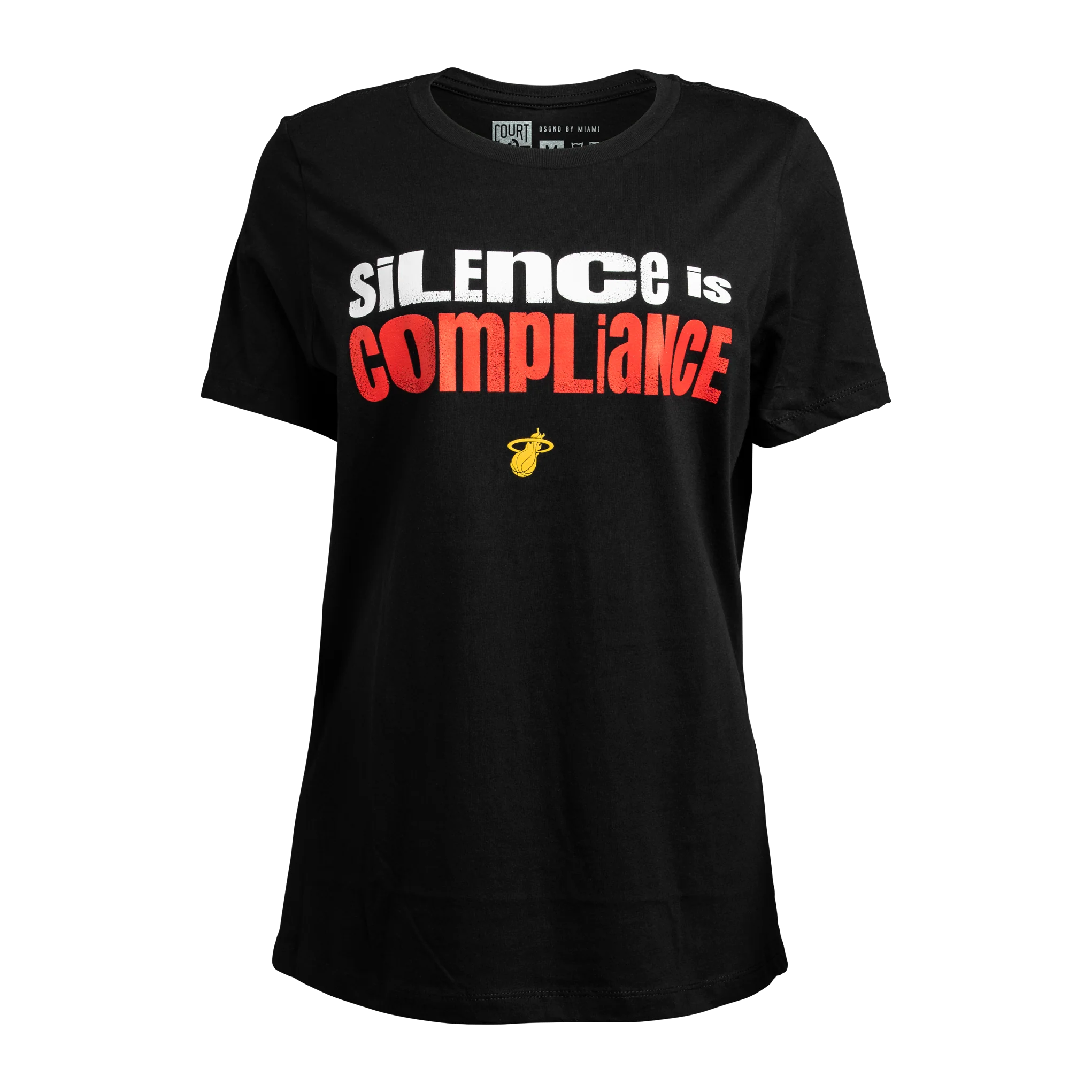 Court Culture Silence Is Compliance Women's Tee