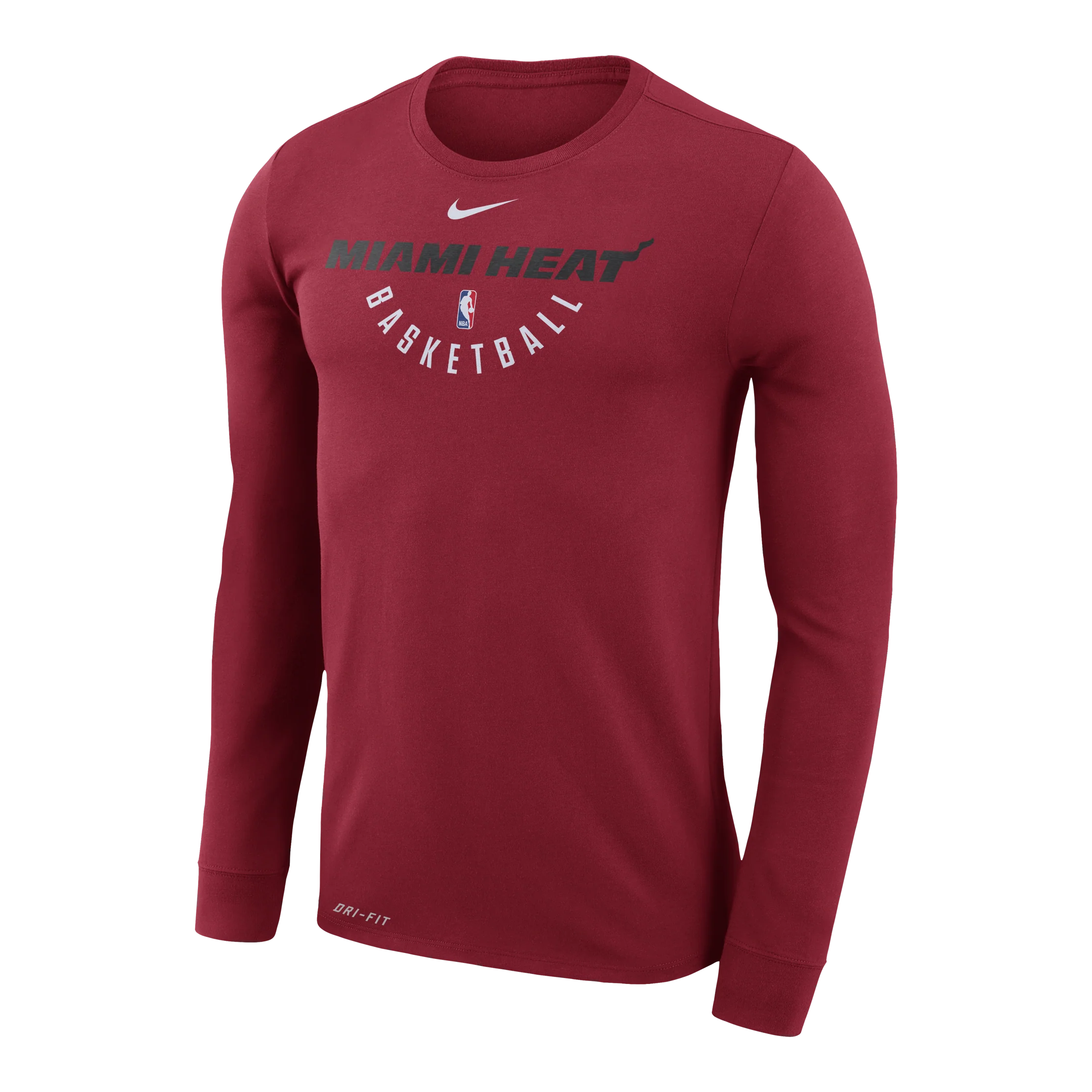 Nike Miami HEAT Youth Long Sleeve Practice Tee