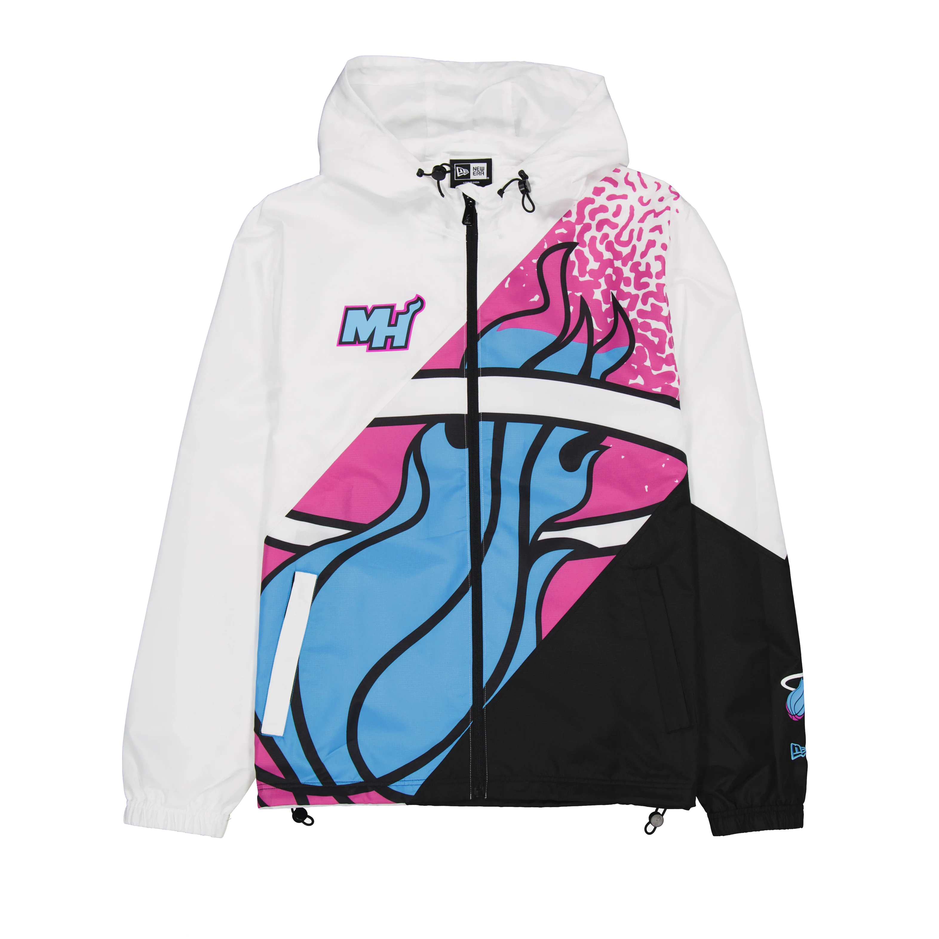 New Era Miami HEAT Original Vice Windbreaker Jacket 5 New Era Miami HEAT Original Vice Windbreaker Jacket