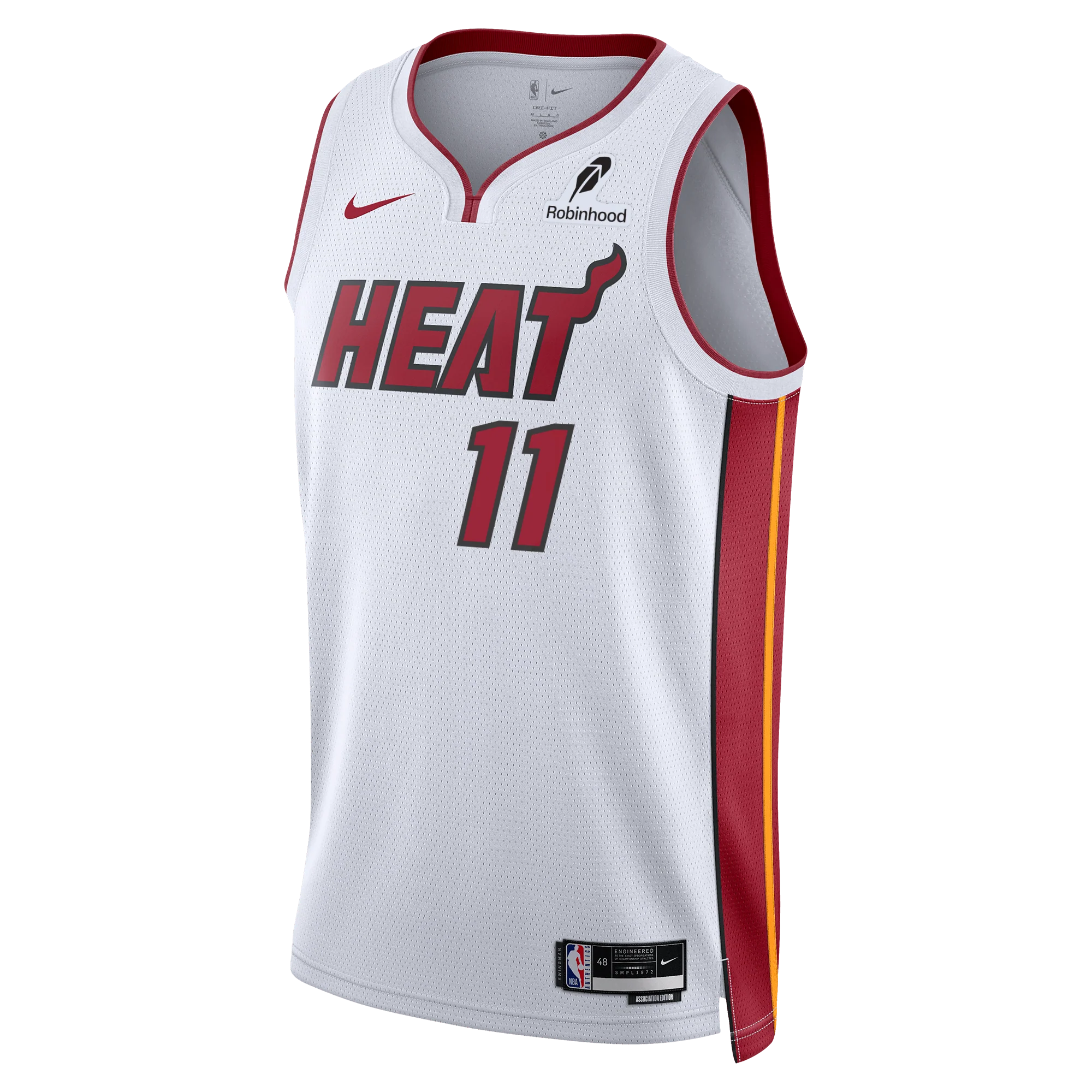 Jaime Jaquez Jr. Nike Miami HEAT Association White Swingman Youth Jersey