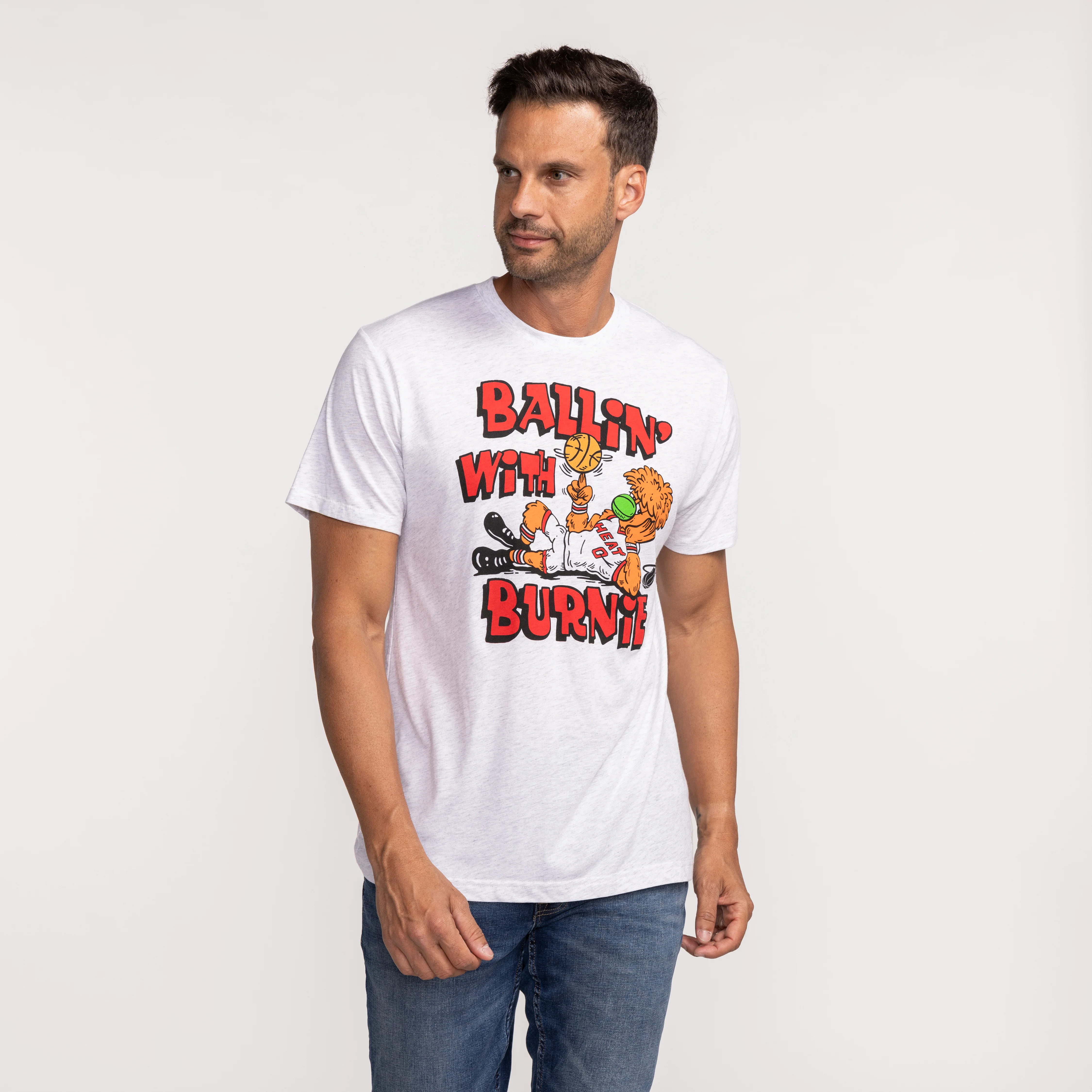 Homage Miami HEAT Ballin' With Burnie Tee