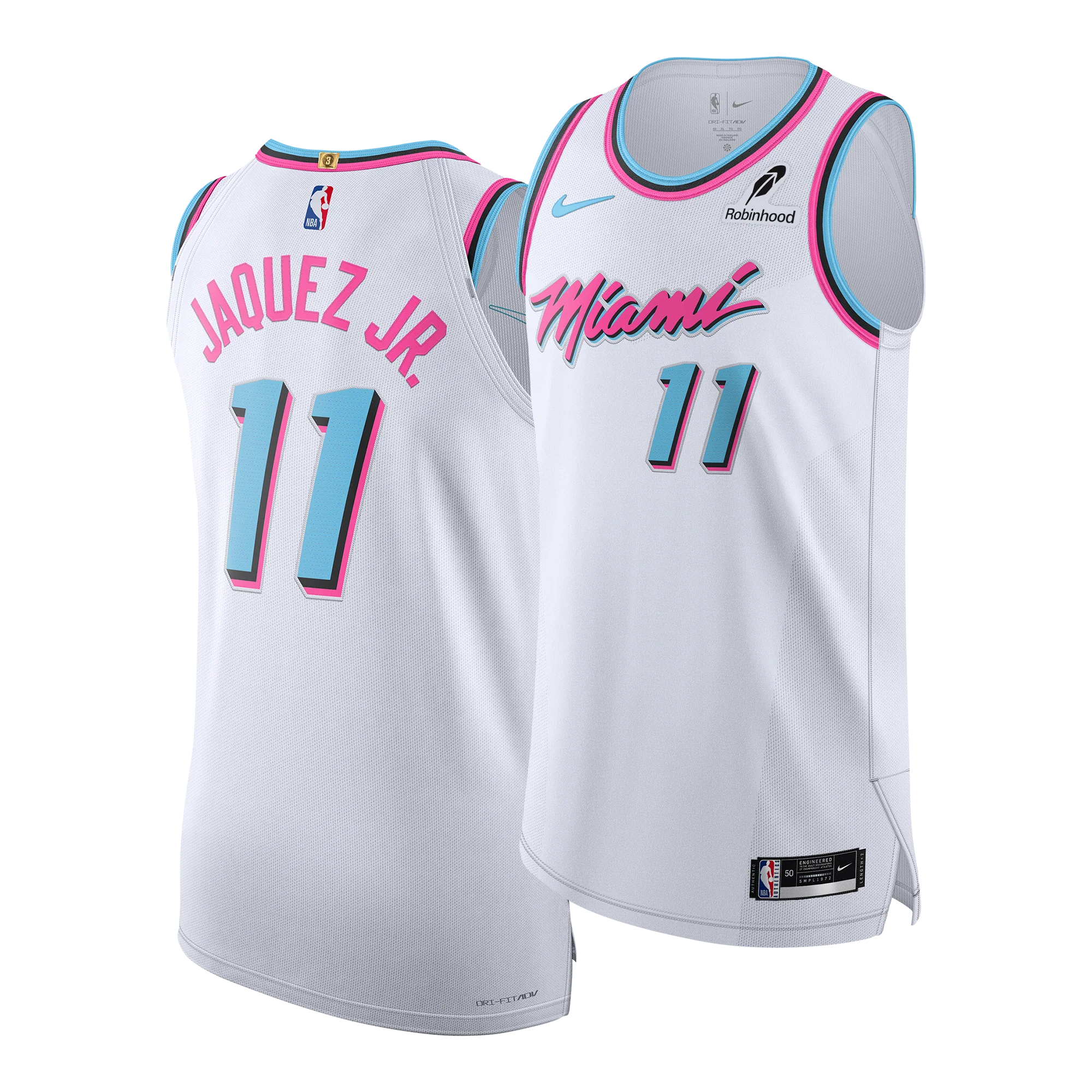 Jaime Jaquez Jr. Nike Original Vice Authentic Jersey 3 Jaime Jaquez Jr. Nike Original Vice Authentic Jersey