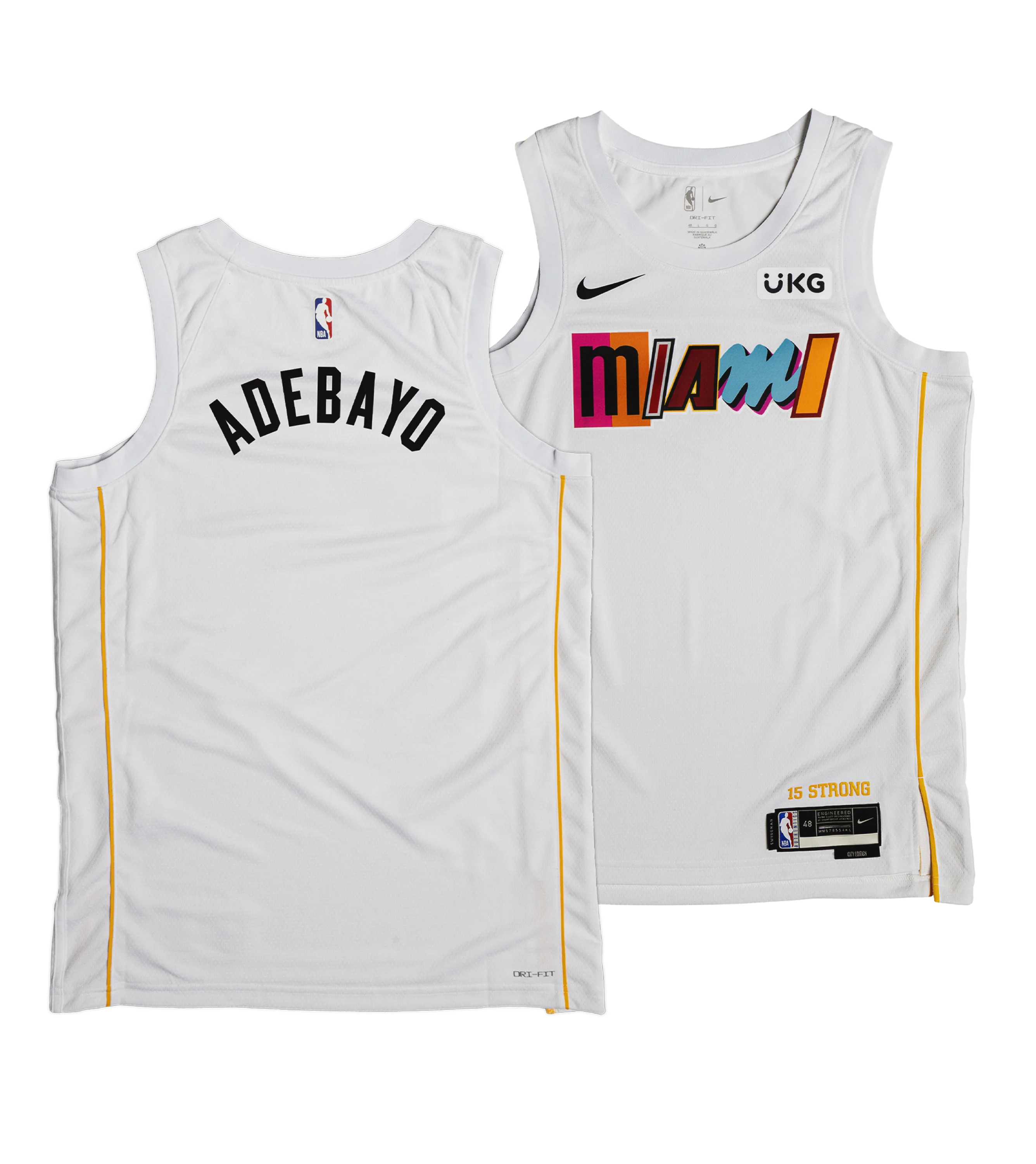 Bam Adebayo Nike Miami Mashup Vol. 2 Swingman Jersey - Custom Number Style