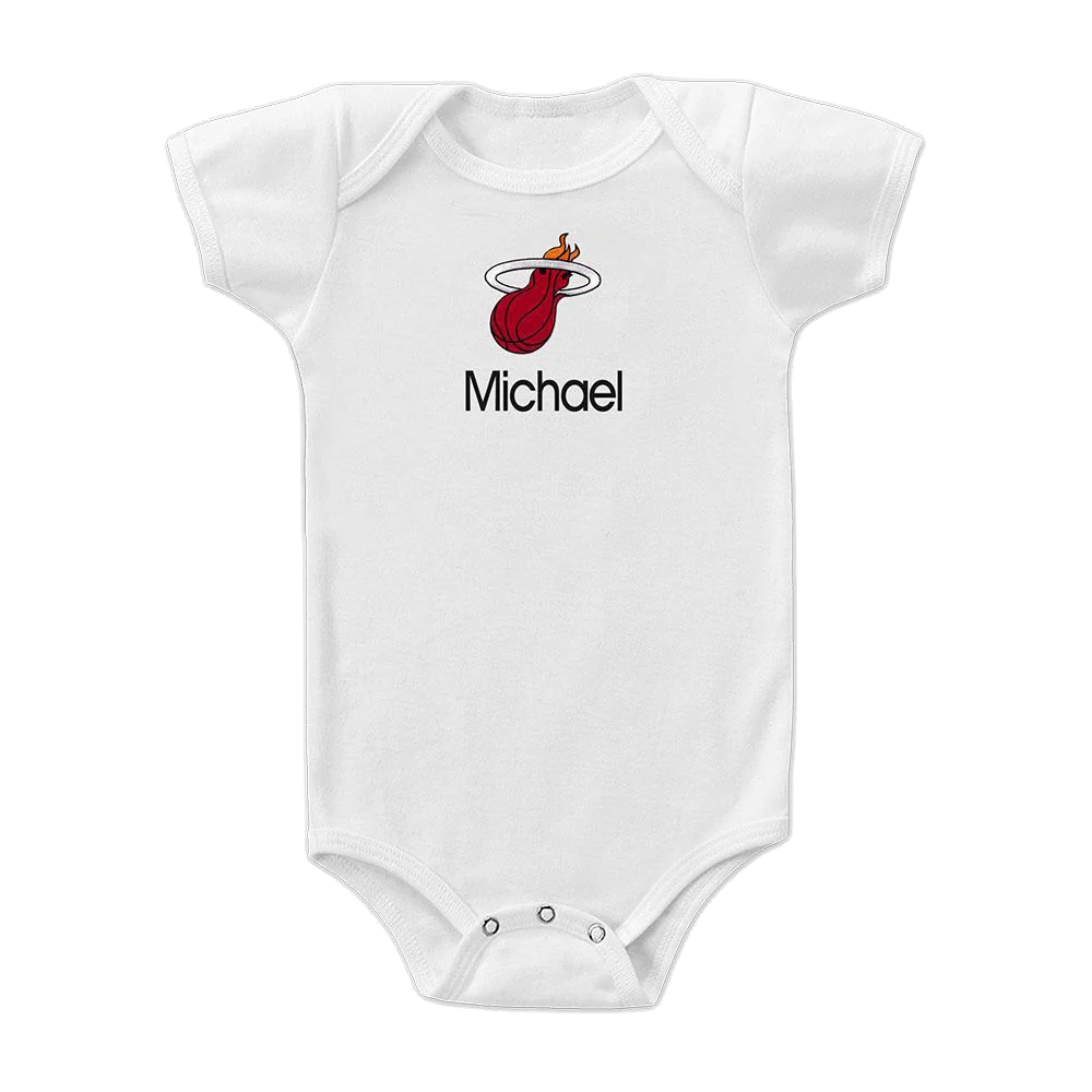 Designs by Chad and Jake Miami HEAT Custom Onesie