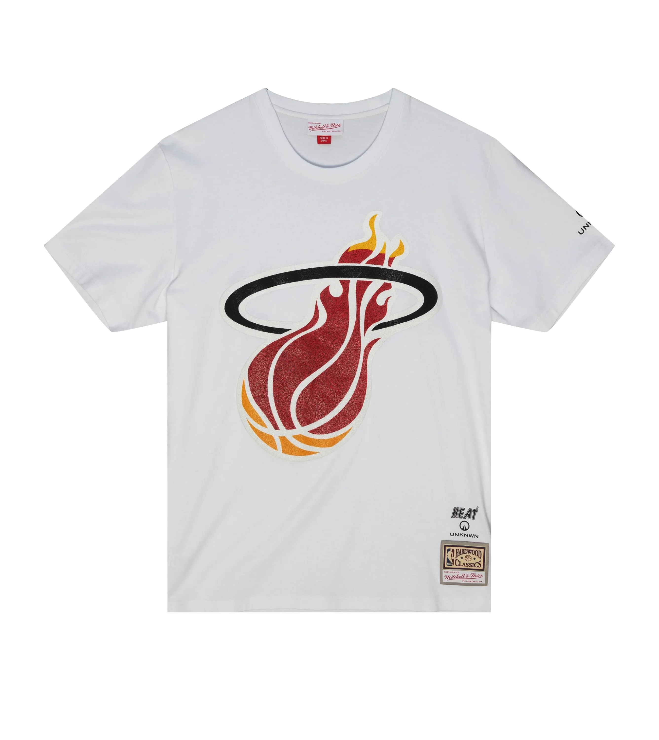 UNKNWN X Mitchell and Ness X Miami HEAT My Towns Crystal Tee