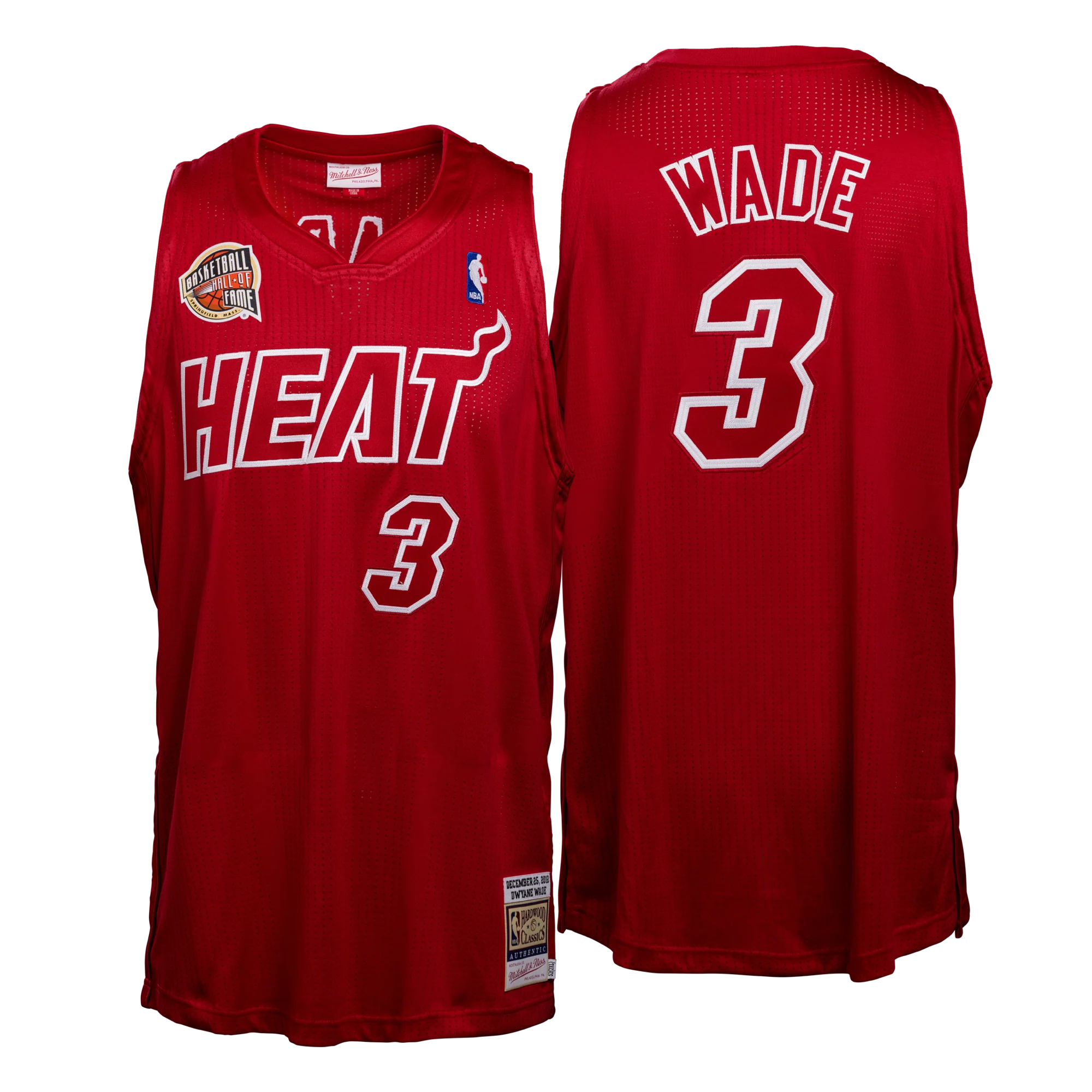 Dwyane Wade Mitchell and Ness 2012-13 Christmas Day Authentic Jersey - HOF Edition