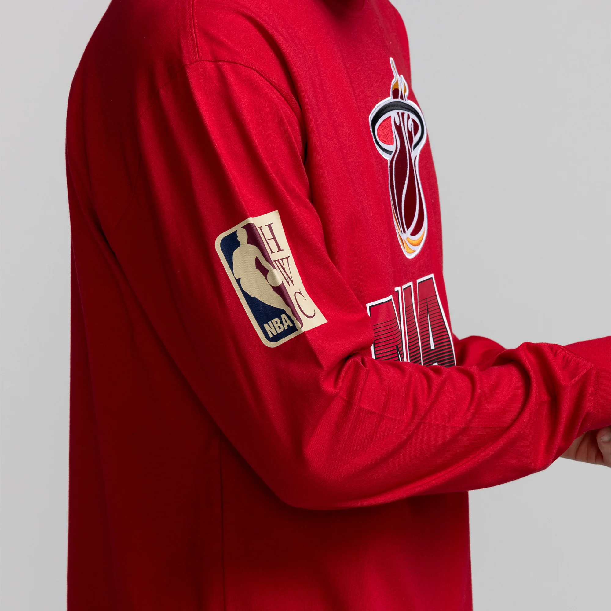 Mitchell & Ness Miami HEAT Allover Vintage Long Sleeve Tee 4 Mitchell & Ness Miami HEAT Allover Vintage Long Sleeve Tee