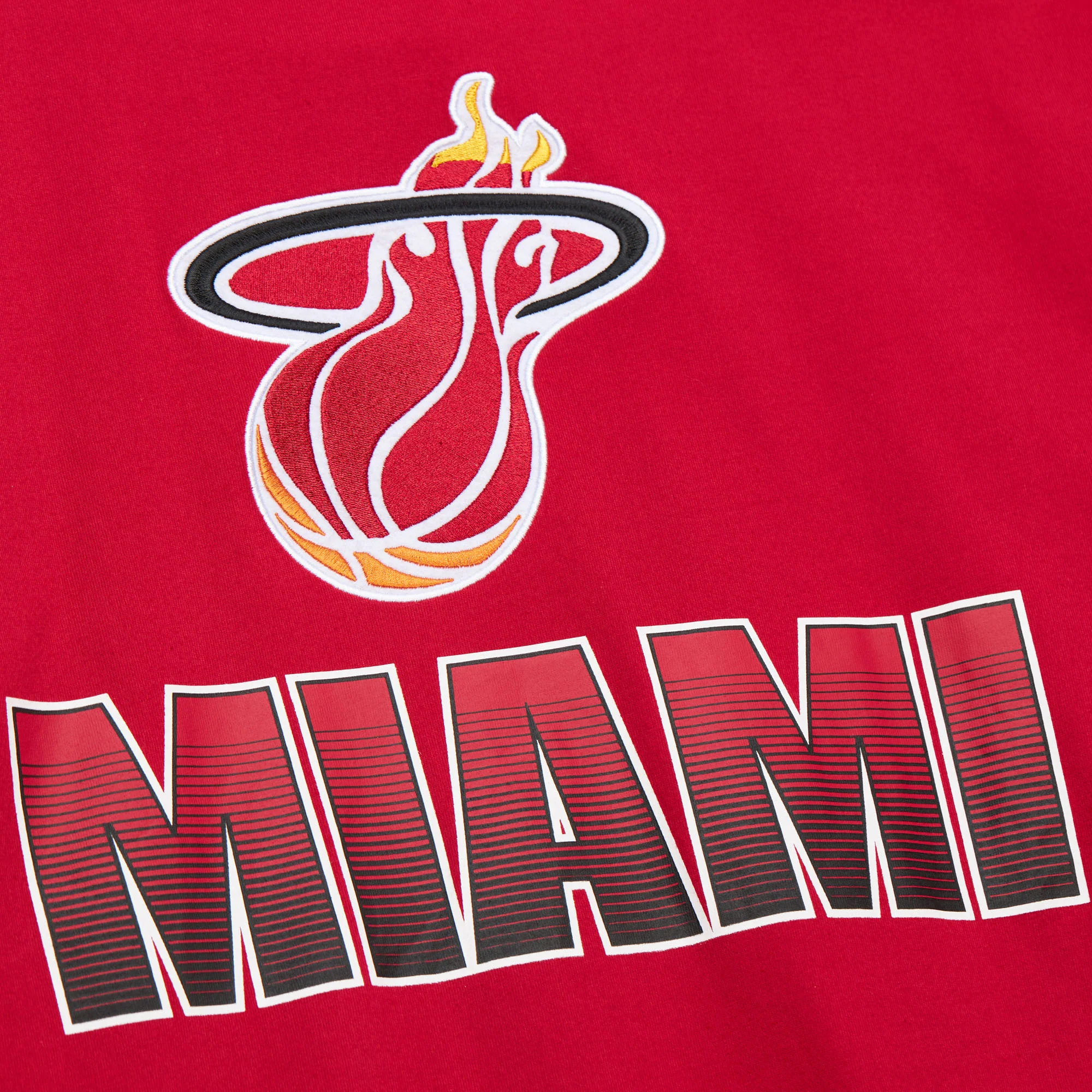 Mitchell & Ness Miami HEAT Allover Vintage Long Sleeve Tee 6 Mitchell & Ness Miami HEAT Allover Vintage Long Sleeve Tee
