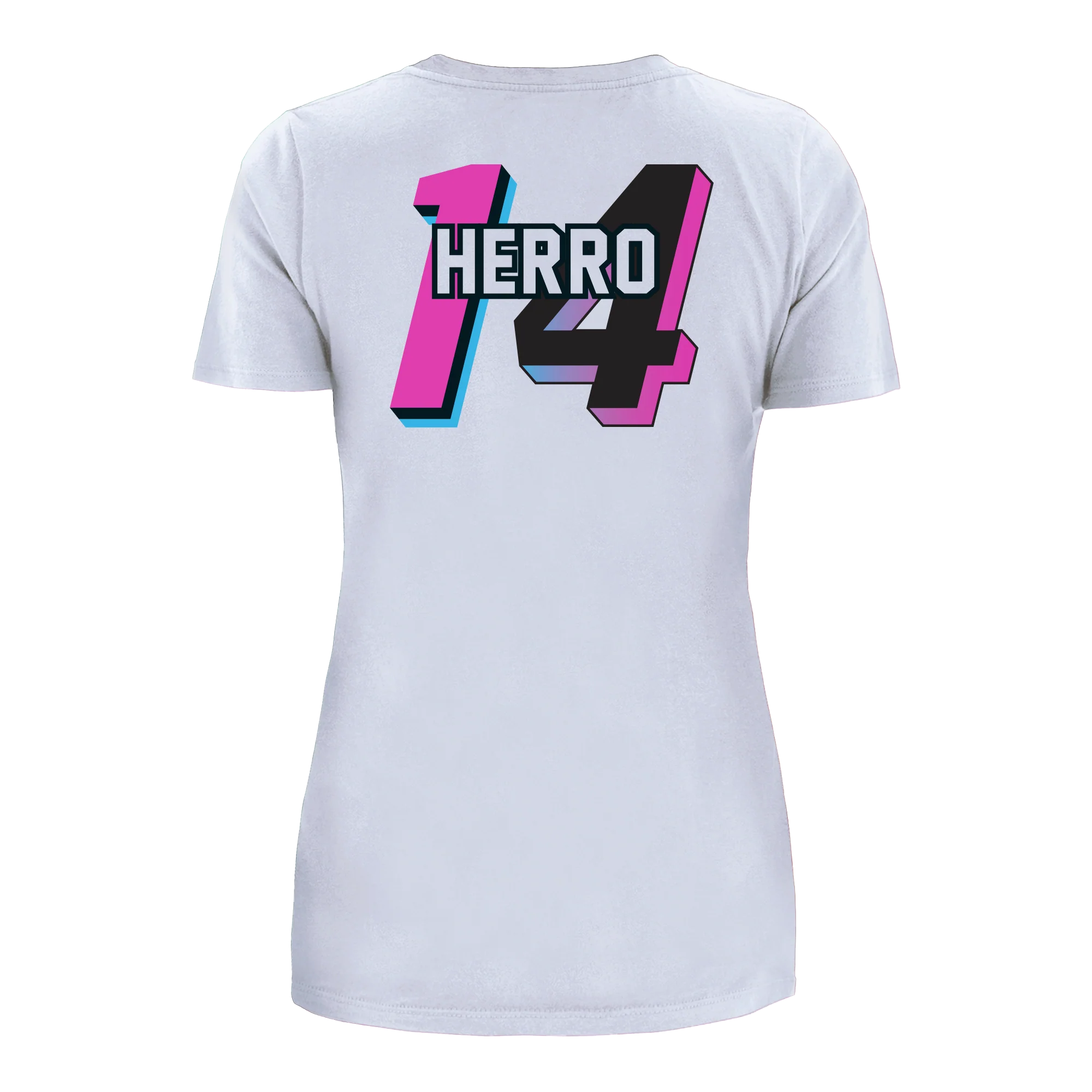 Tyler Herro New Era Miami Mashup Vol. 2 Women's Name & Number Tee
