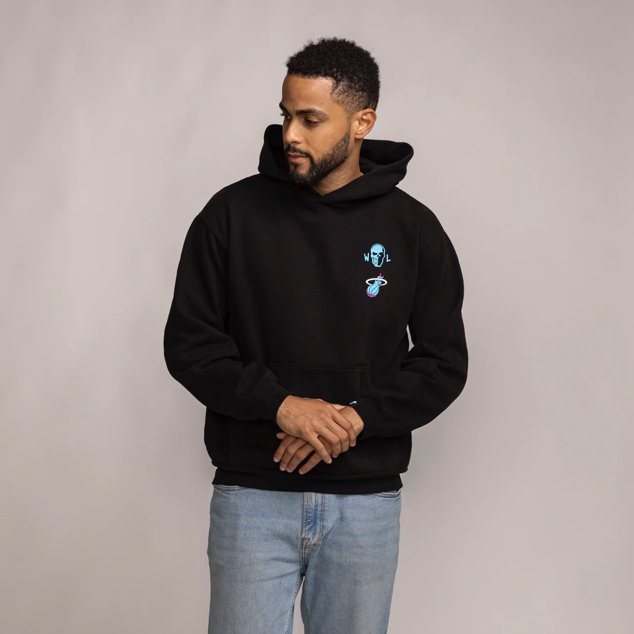 Warren Lotas Miami HEAT Original Vice Hoodie 2 Warren Lotas Miami HEAT Original Vice Hoodie