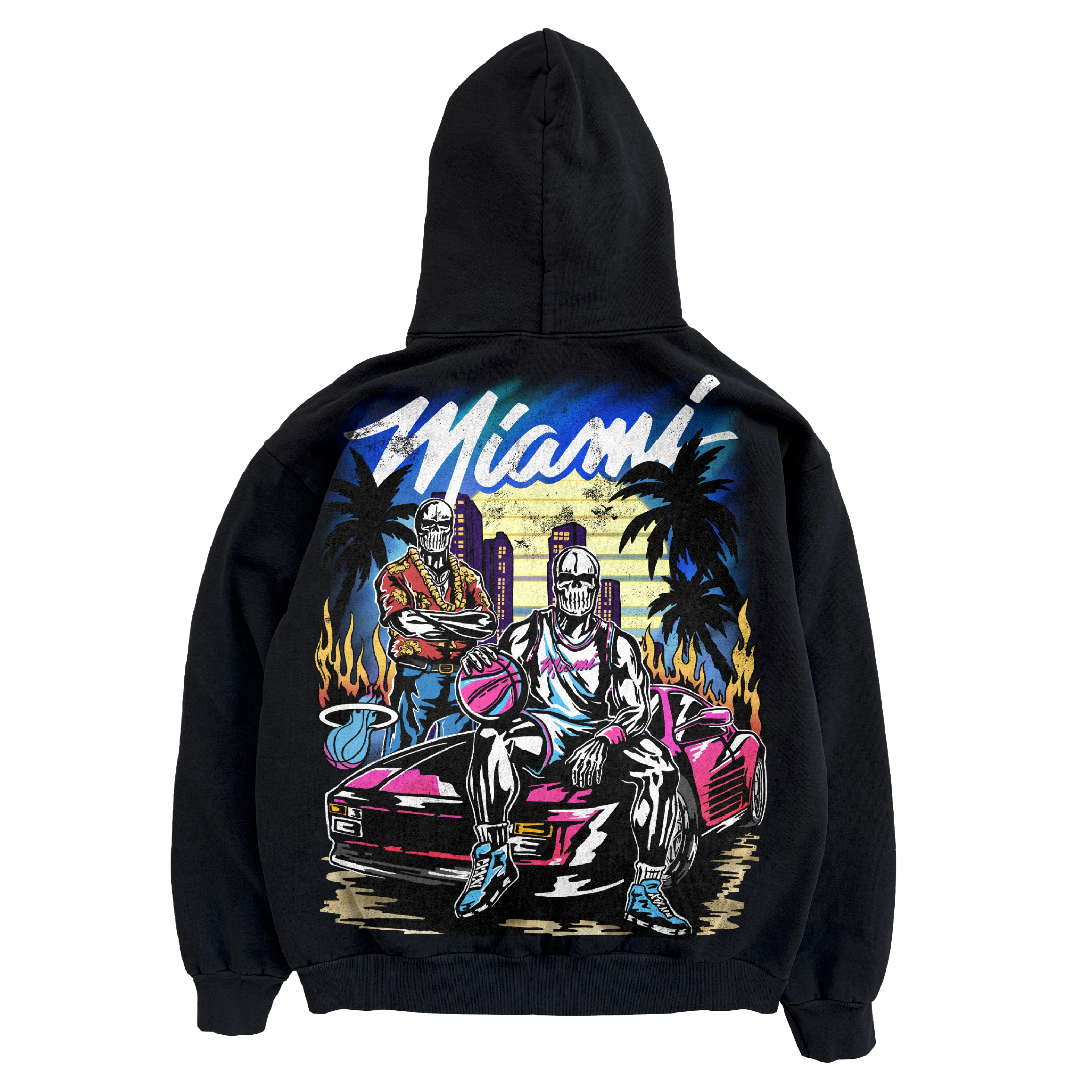 Warren Lotas Miami HEAT Original Vice Hoodie 5 Warren Lotas Miami HEAT Original Vice Hoodie