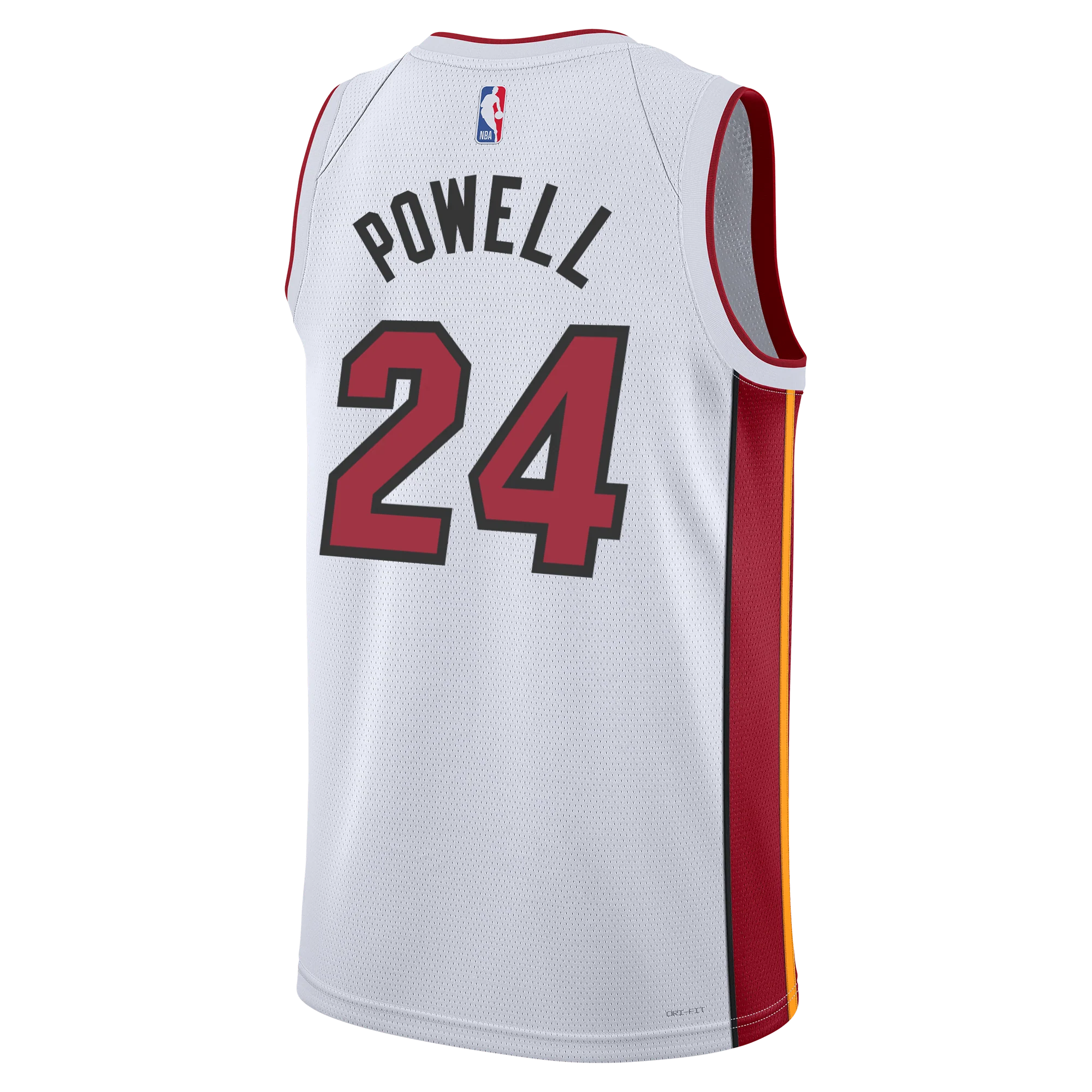 Norman Powell Nike Miami HEAT Association White Swingman Jersey 2 Norman Powell Nike Miami HEAT Association White Swingman Jersey