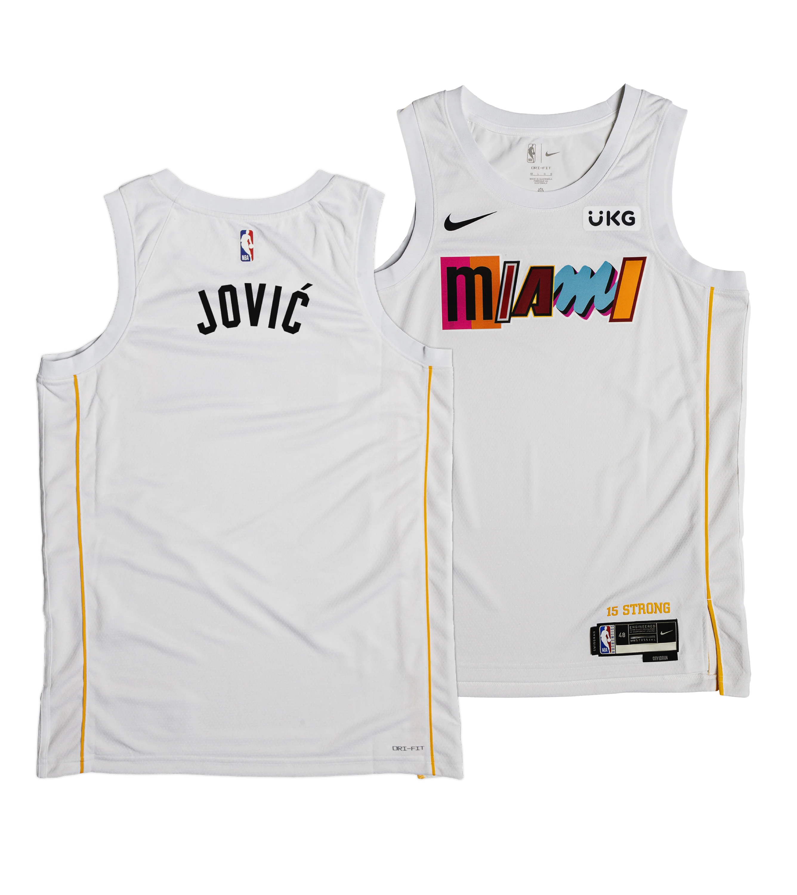 Nikola Jović Nike Miami Mashup Vol. 2 Swingman Jersey - Custom Number Style