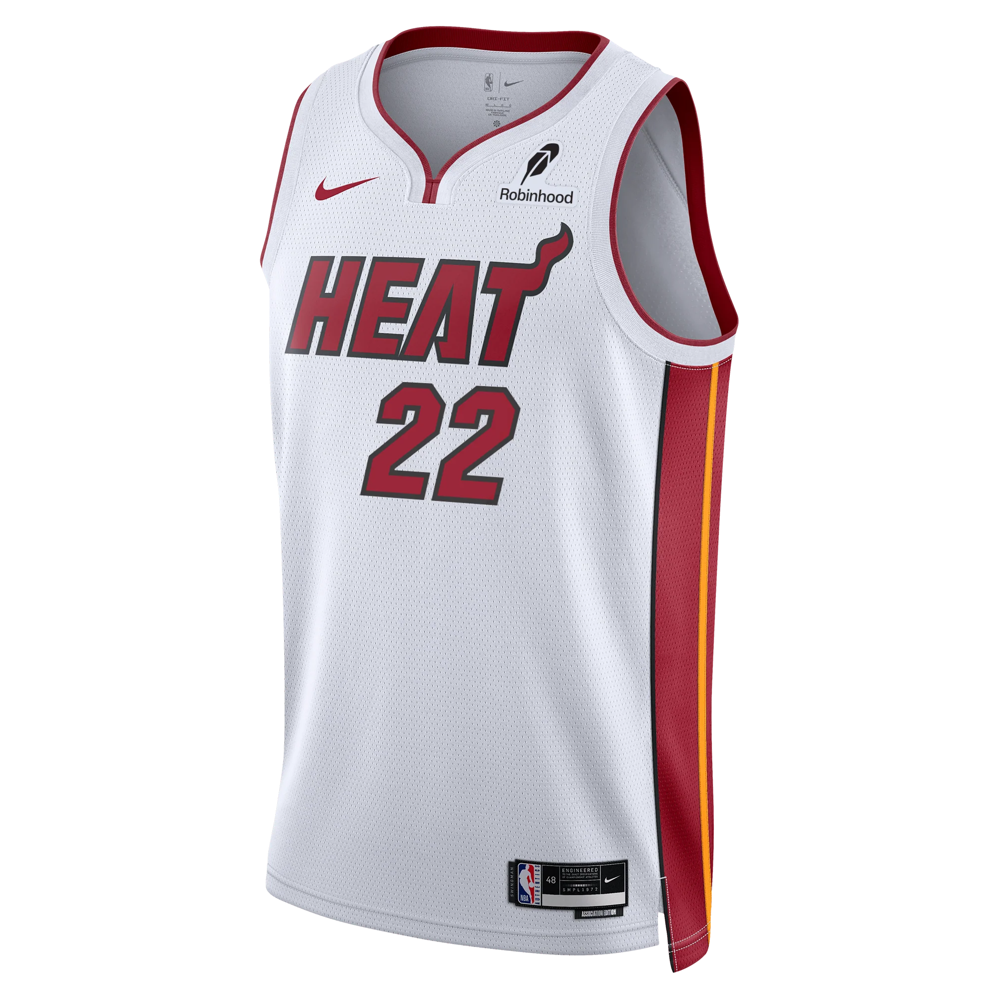 Andrew Wiggins Nike Miami HEAT Association White Youth Swingman Jersey