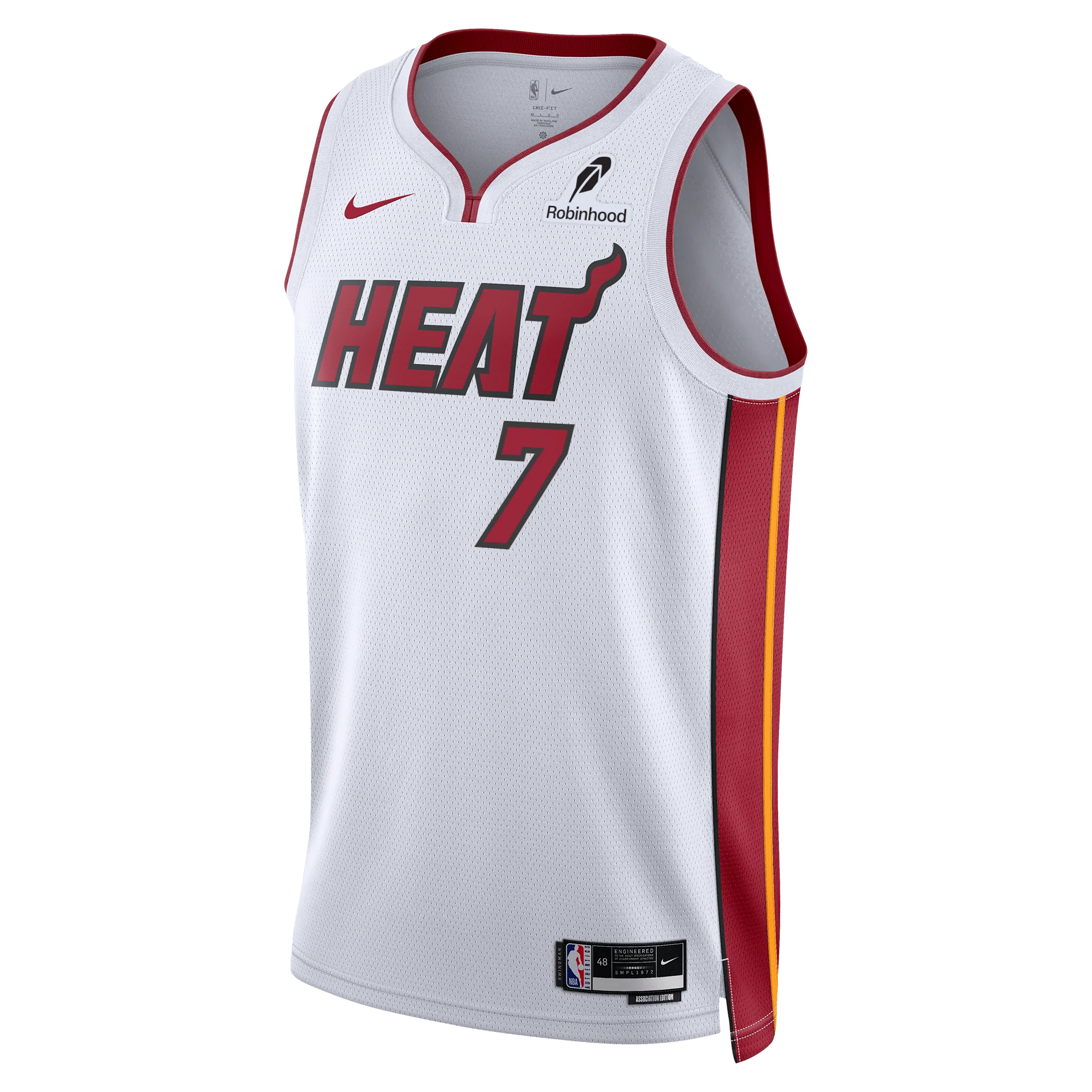 Kel'el Ware Nike Miami HEAT Association White Swingman Jersey