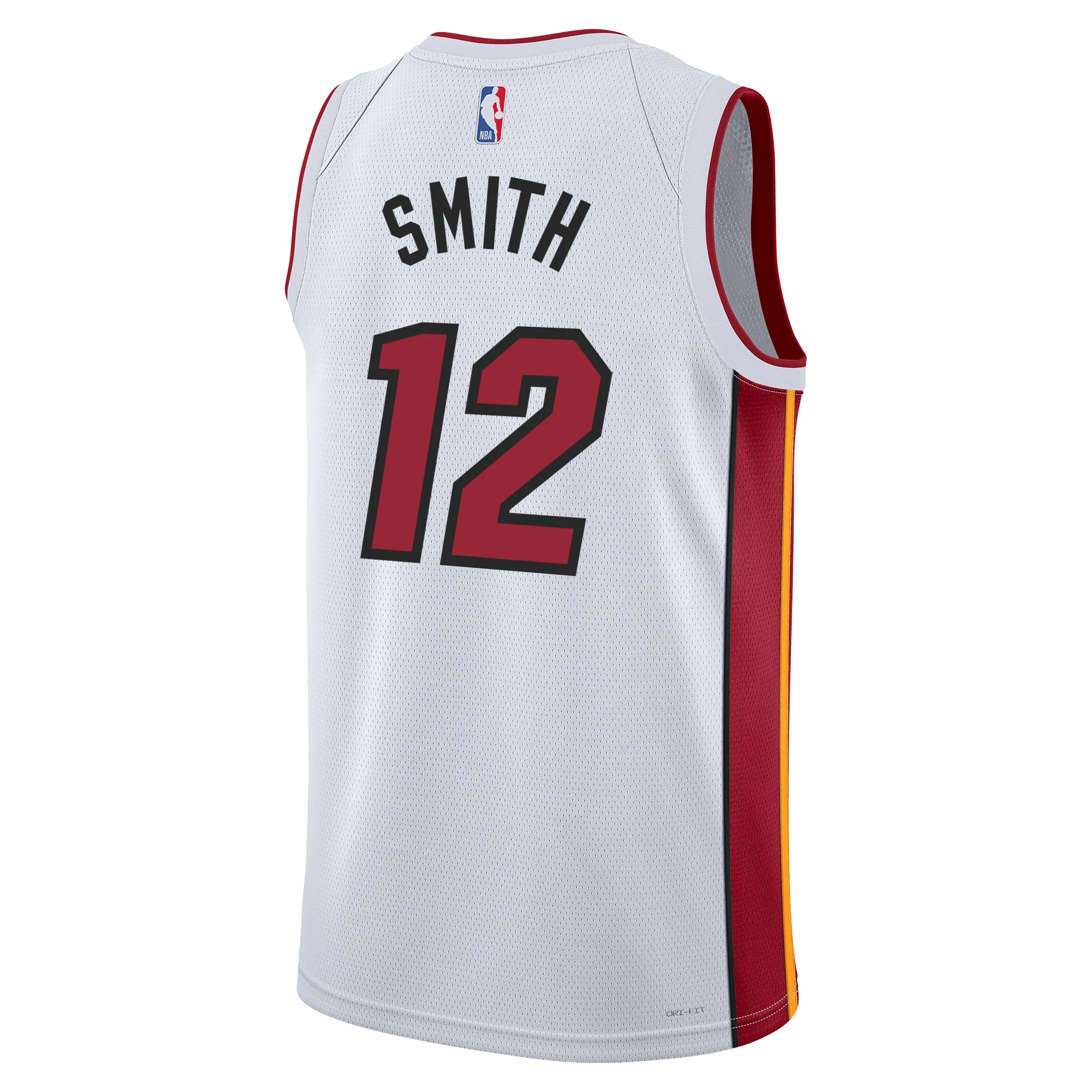 Dru Smith Nike Miami HEAT Association White Swingman Jersey 2 Dru Smith Nike Miami HEAT Association White Swingman Jersey