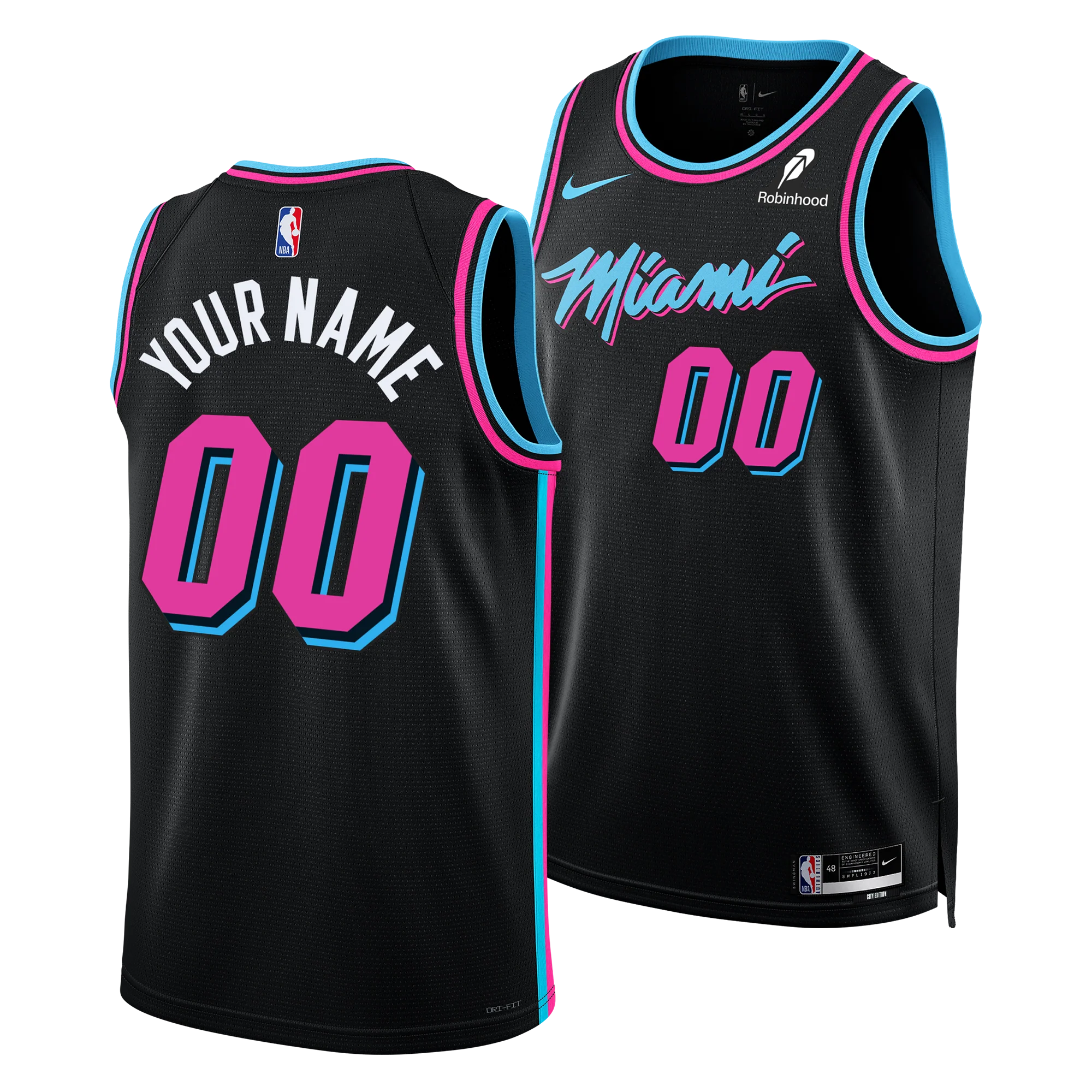 Personalized Nike Original Vice Nights Youth Swingman Jersey