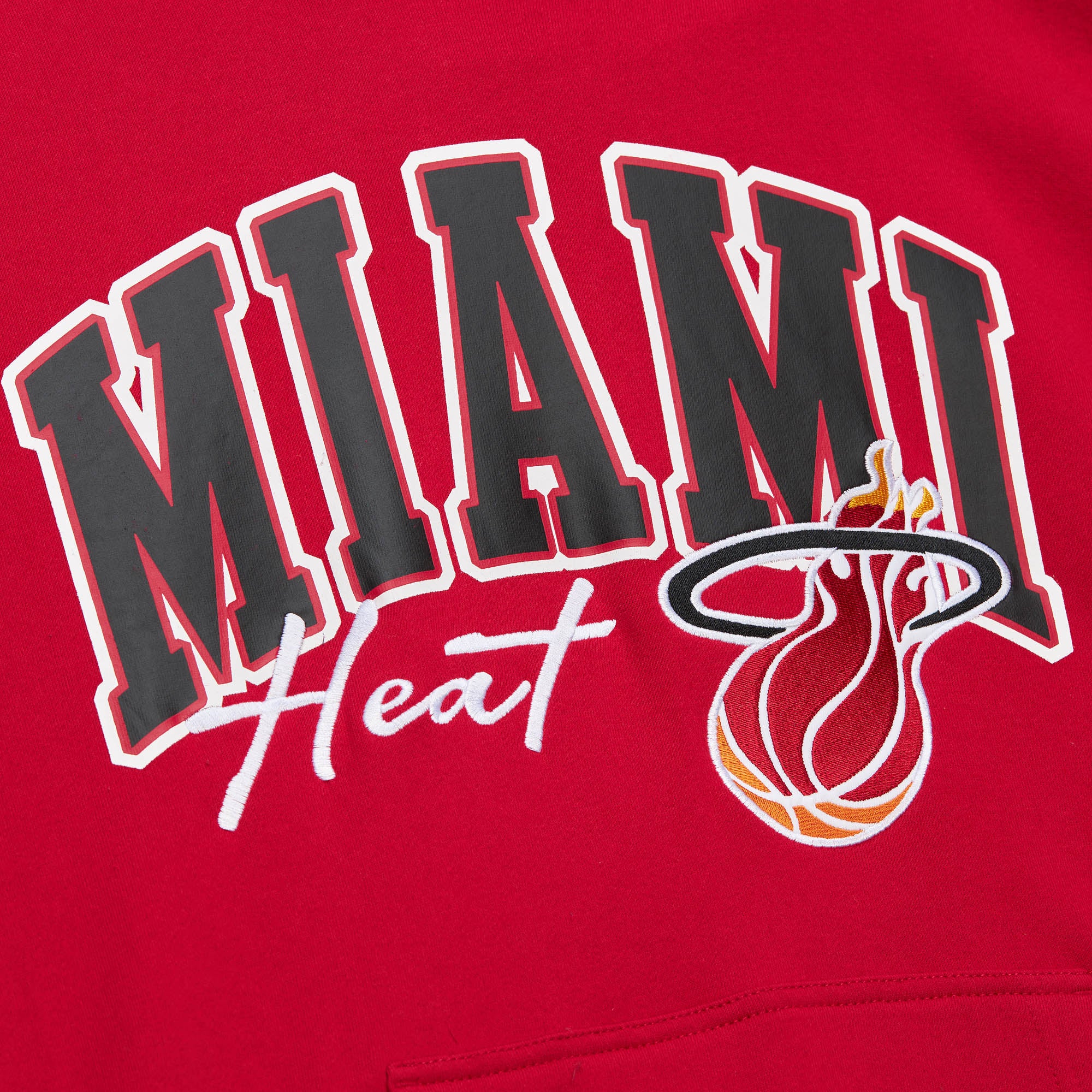 Mitchell & Ness Miami HEAT Vintage Logo Hoodie 3 Mitchell & Ness Miami HEAT Vintage Logo Hoodie