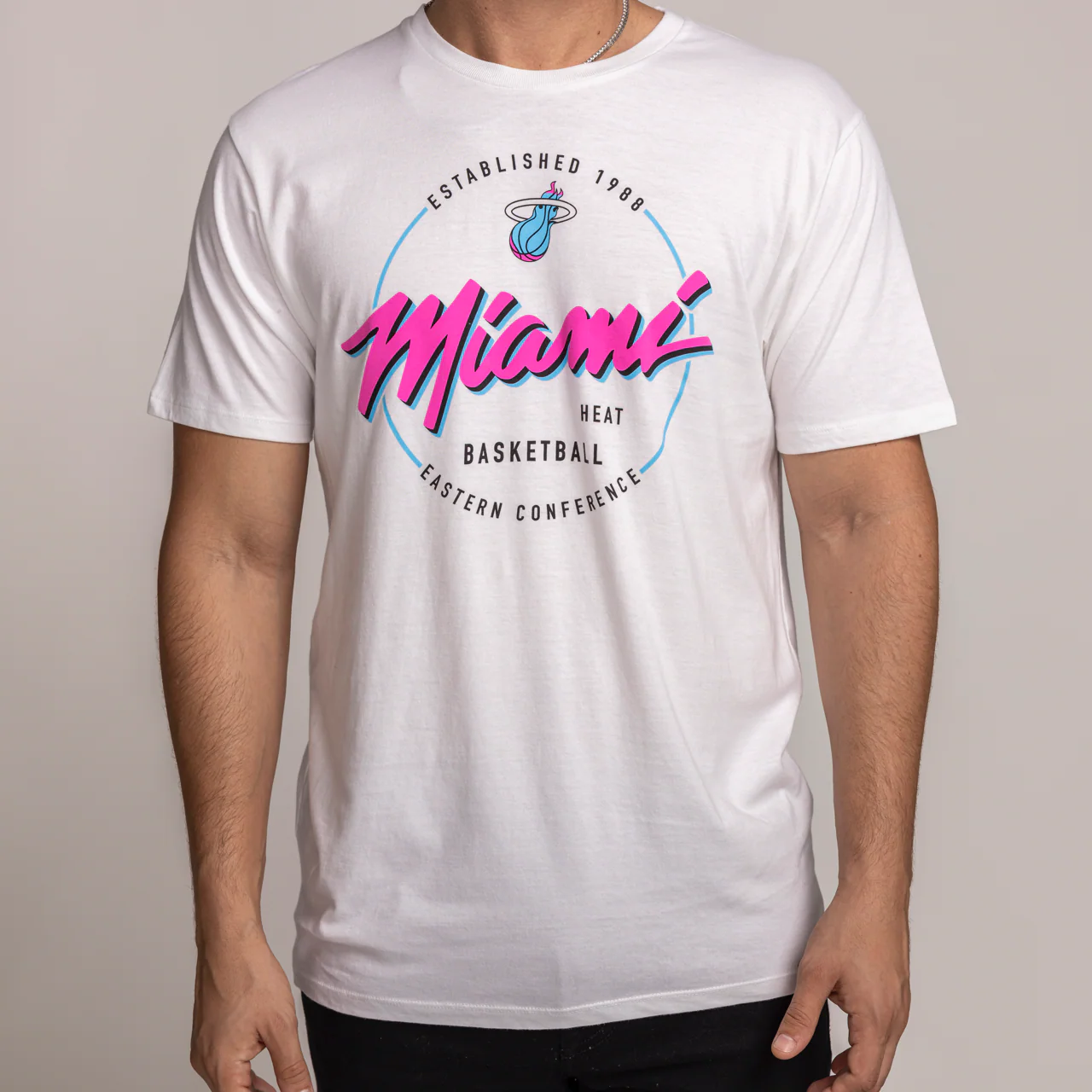 Sportiqe Miami HEAT Original Vice Bingham Tee 2 Sportiqe Miami HEAT Original Vice Bingham Tee