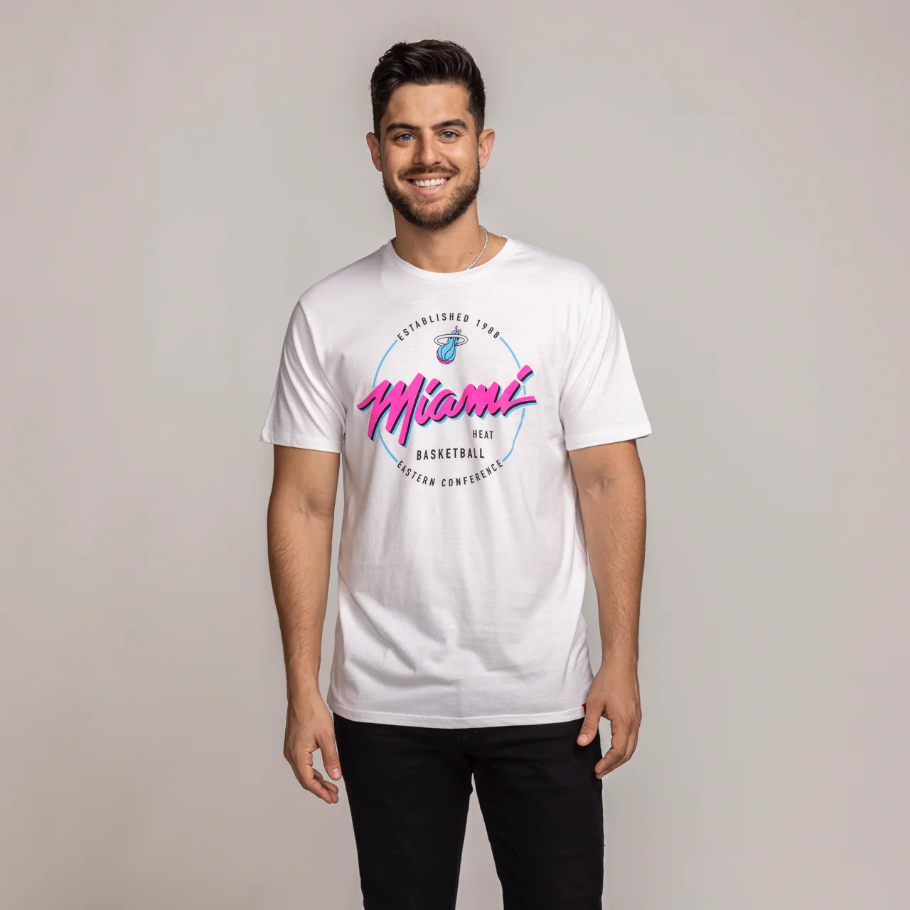 Sportiqe Miami HEAT Original Vice Bingham Tee 4 Sportiqe Miami HEAT Original Vice Bingham Tee