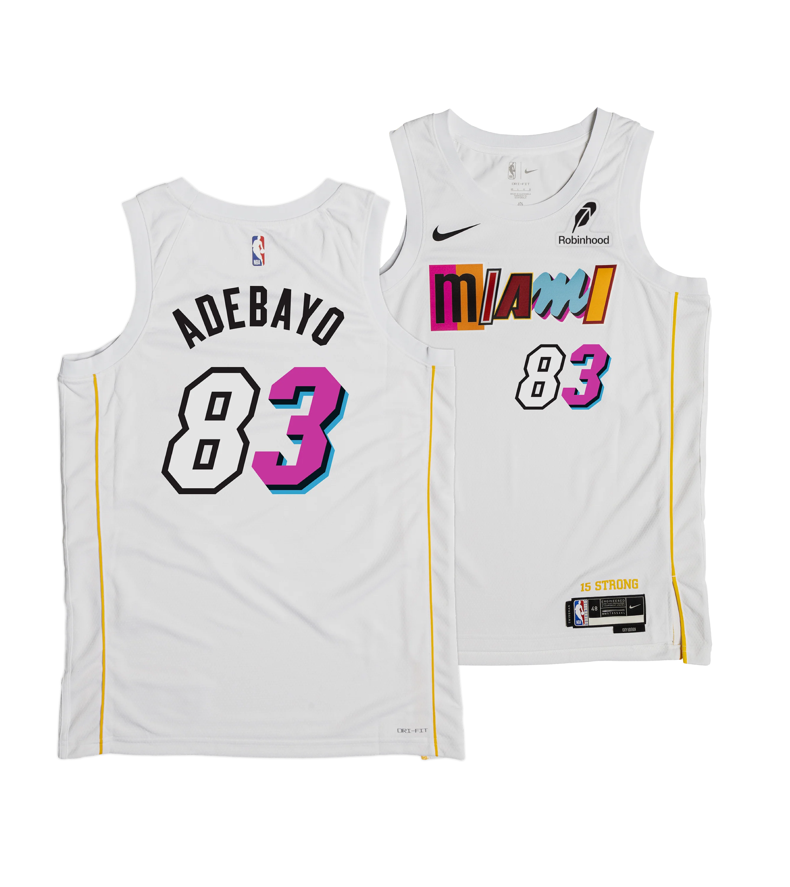 Bam Adebayo Nike Miami Mashup Vol. 2 “83-Point Game” Swingman Jersey