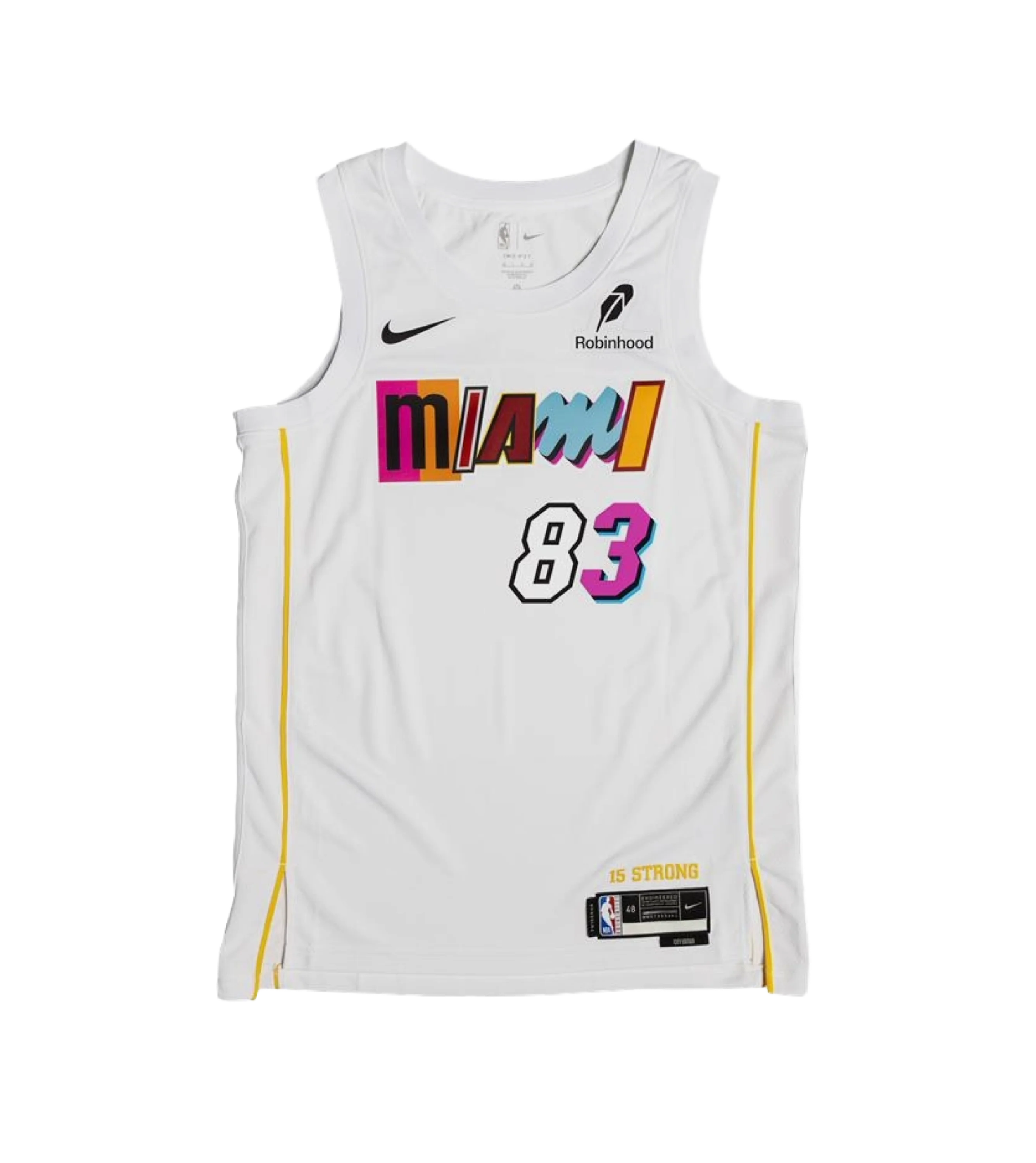 Bam Adebayo Nike Miami Mashup Vol. 2 “83-Point Game” Swingman Jersey 2 Bam Adebayo Nike Miami Mashup Vol. 2 “83-Point Game” Swingman Jersey