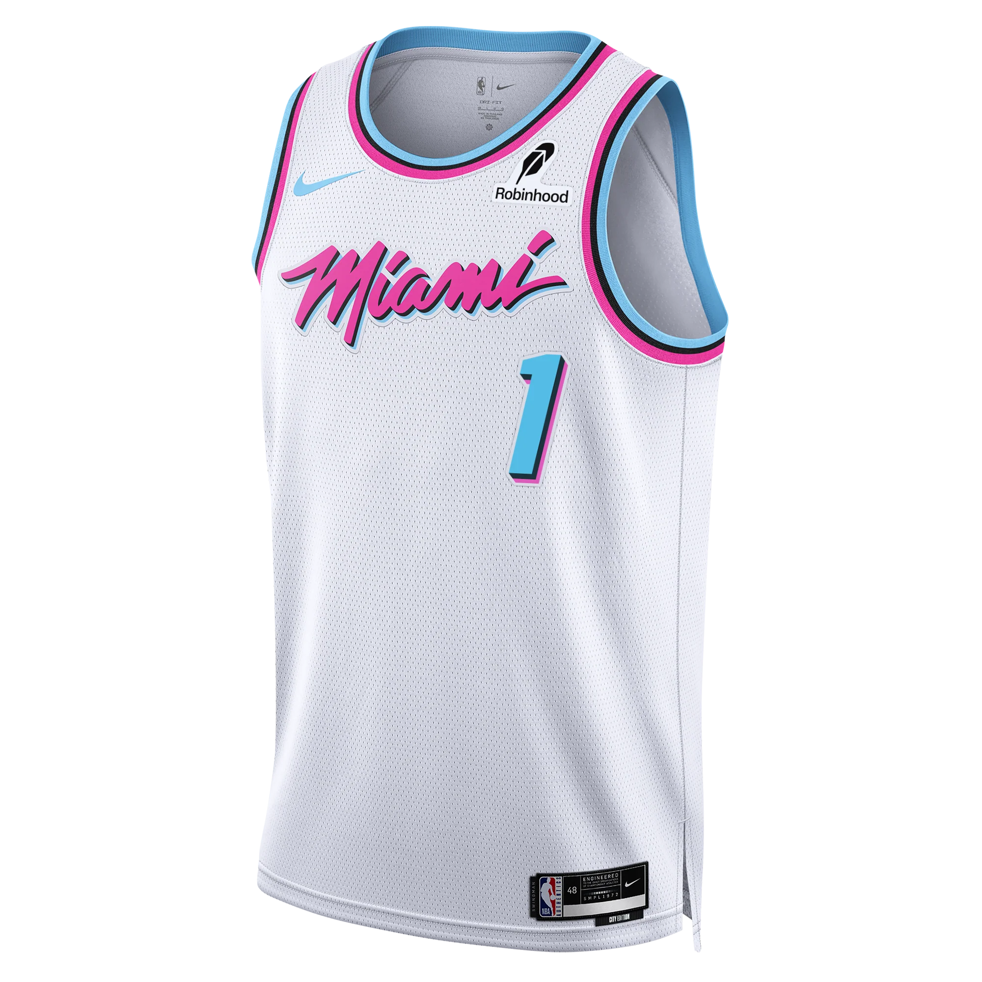 #1 Mom Nike Miami HEAT Original Vice Swingman Jersey 2 #1 Mom Nike Miami HEAT Original Vice Swingman Jersey