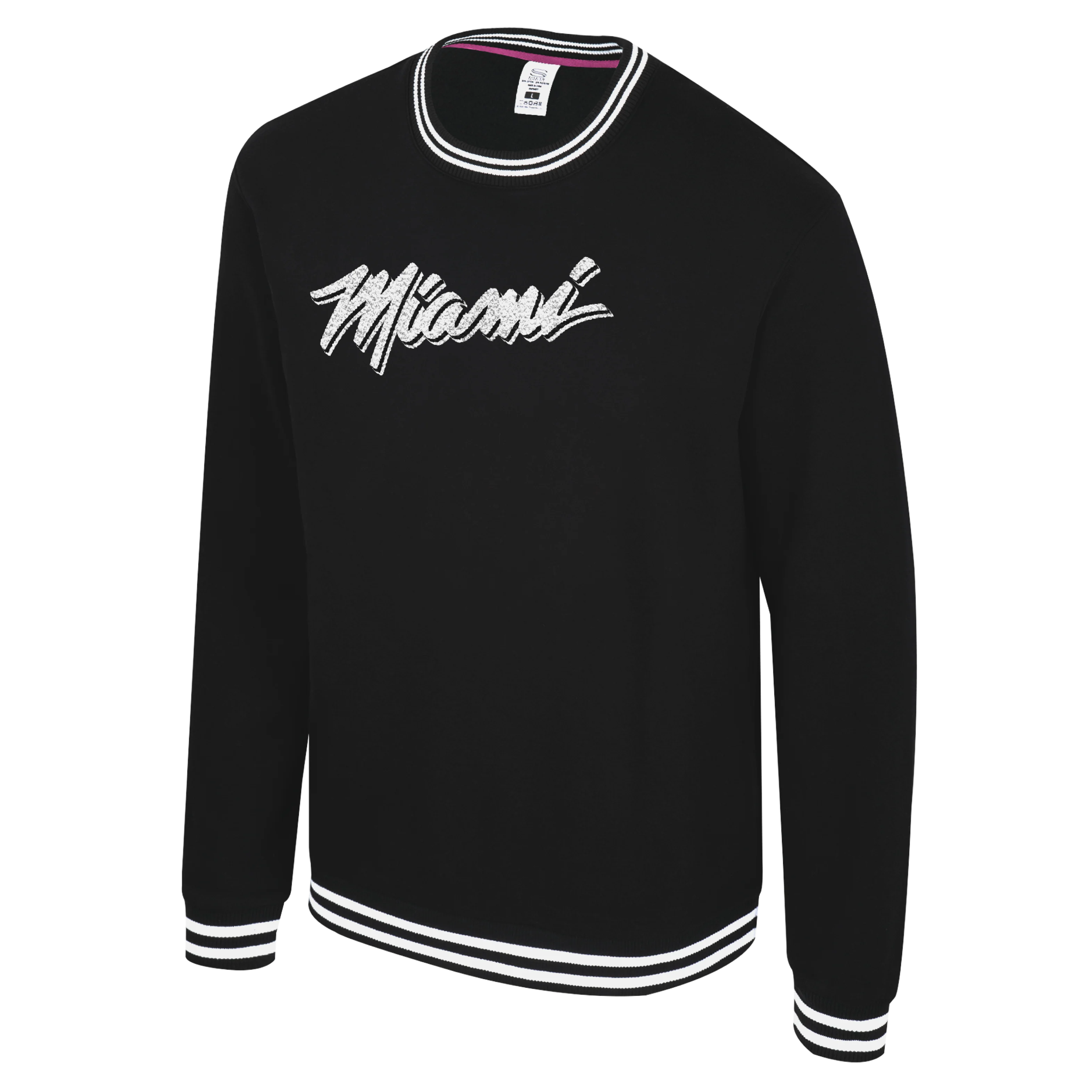 Stadium Essentials Miami HEAT Original Vice Club Level Crewneck 5 Stadium Essentials Miami HEAT Original Vice Club Level Crewneck