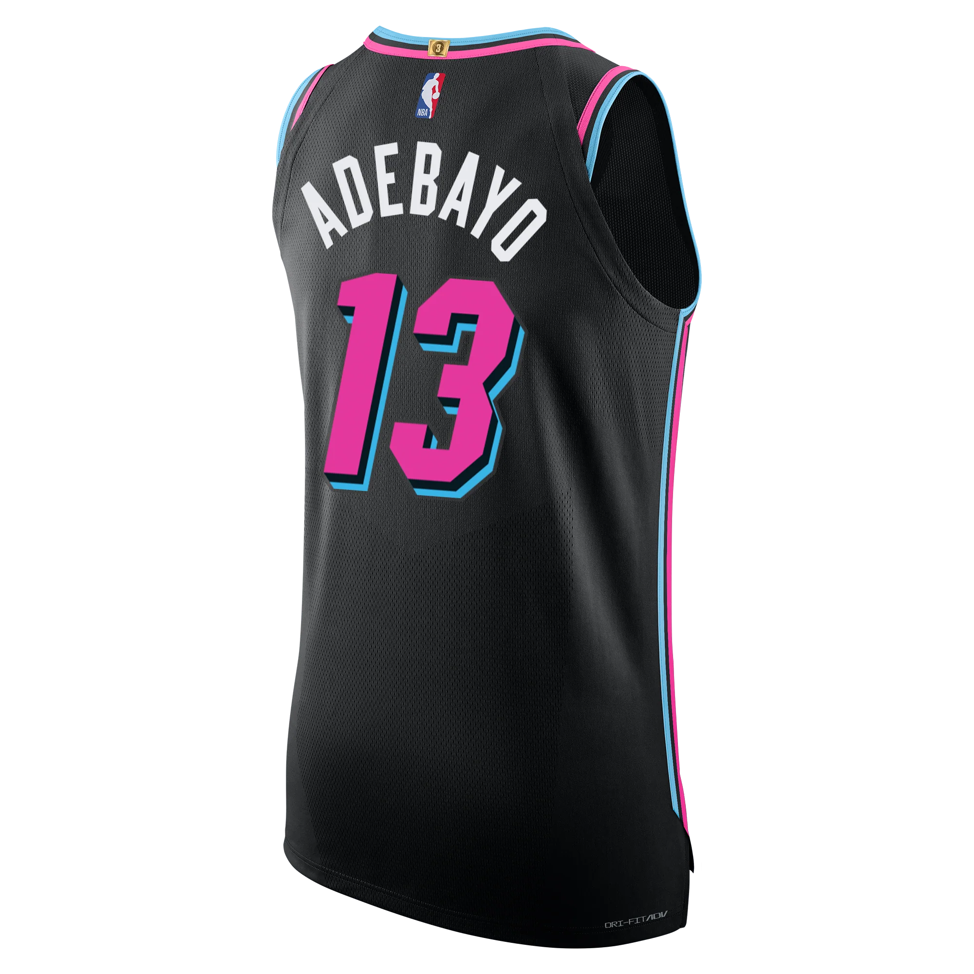 Bam Adebayo Nike Original Vice Nights Authentic Jersey 2 Bam Adebayo Nike Original Vice Nights Authentic Jersey