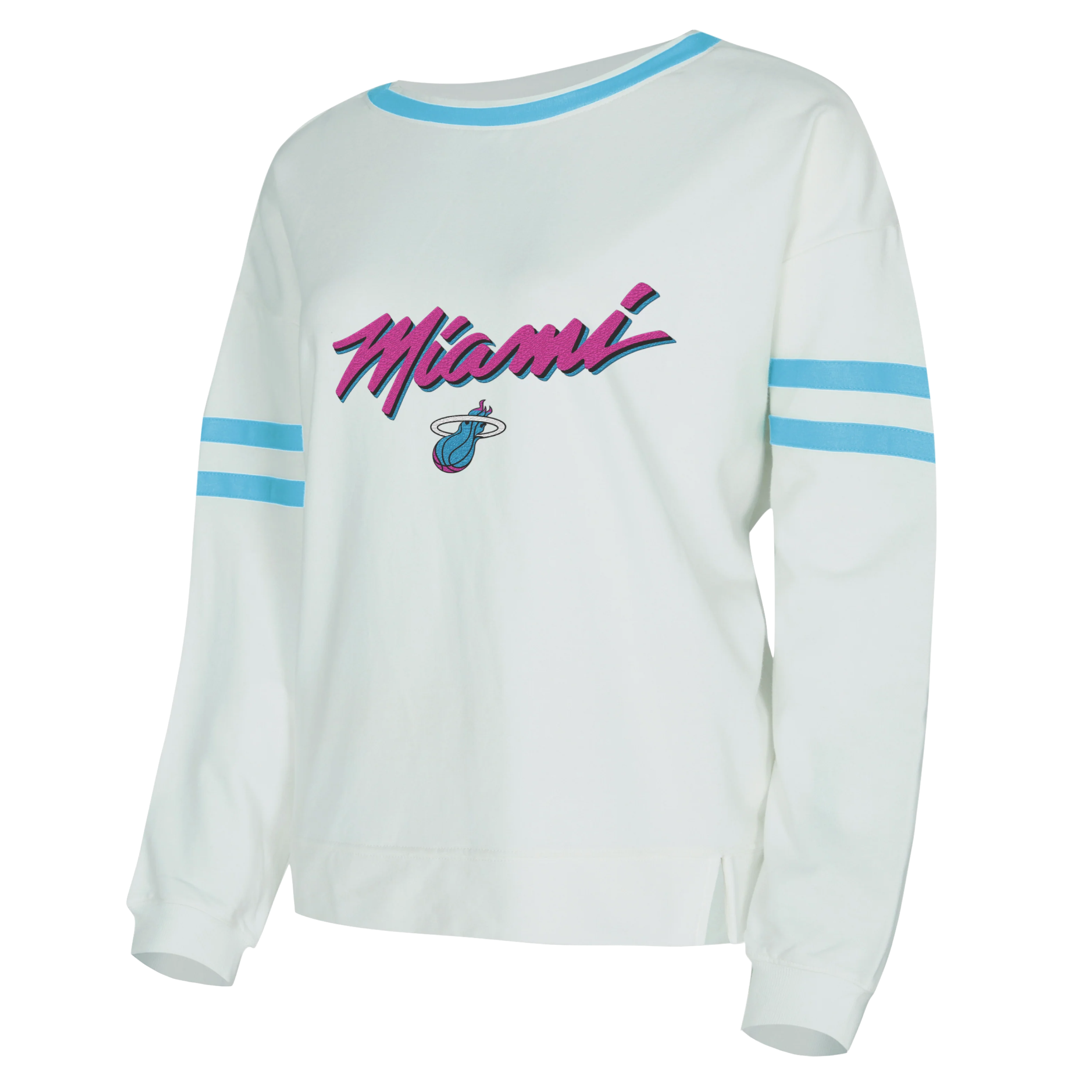 Concepts Sports Miami HEAT Original Vice Long Sleeve Tee 5 Concepts Sports Miami HEAT Original Vice Long Sleeve Tee