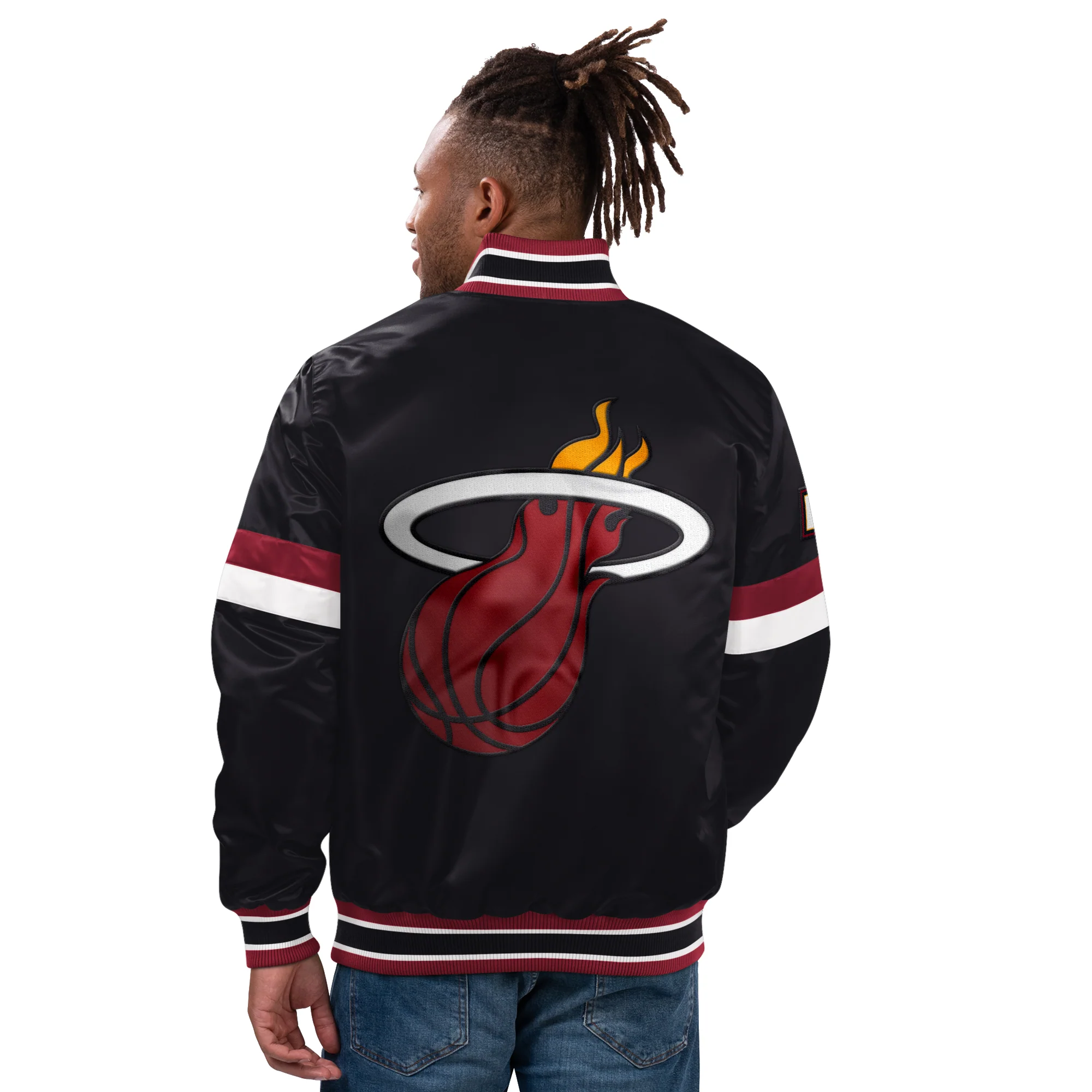 Starter Miami HEAT Varsity Home Game Jacket 2 Starter Miami HEAT Varsity Home Game Jacket