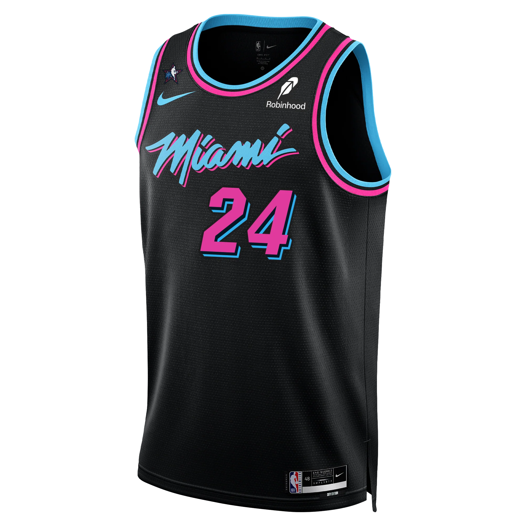 Norman Powell Nike Original Vice Nights Swingman Jersey - All-Star Patch