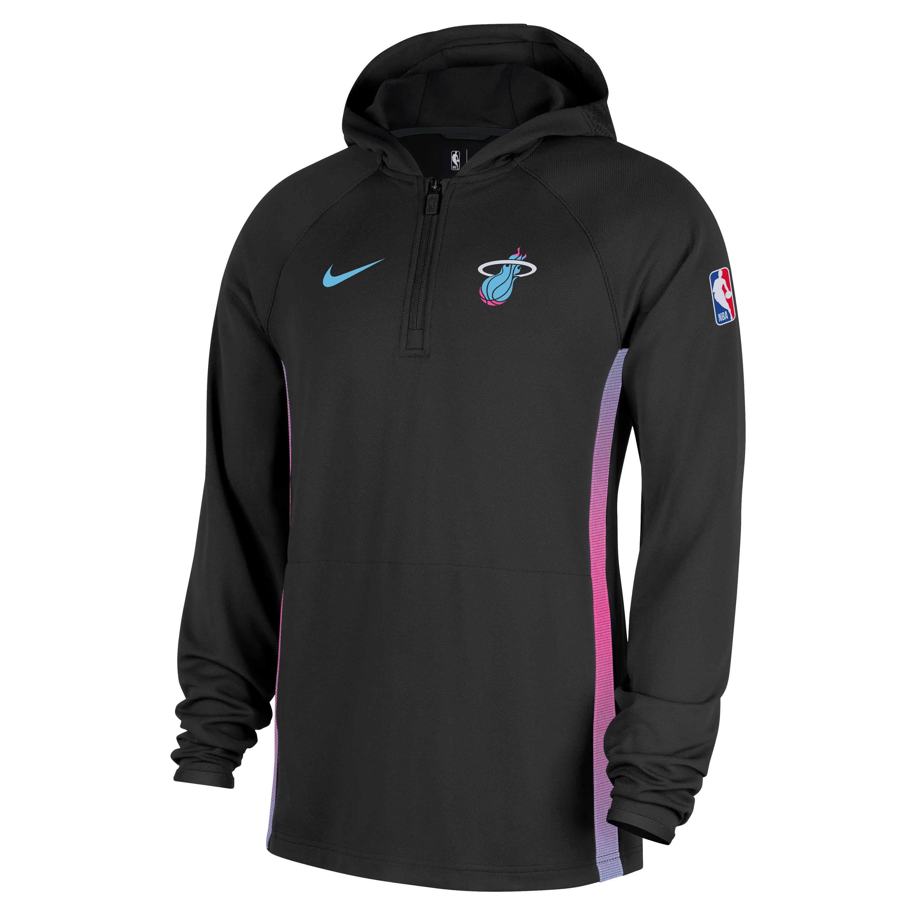 Nike Miami HEAT Original Vice Nights 1/2 Zip Hoodie 4 Nike Miami HEAT Original Vice Nights 1/2 Zip Hoodie